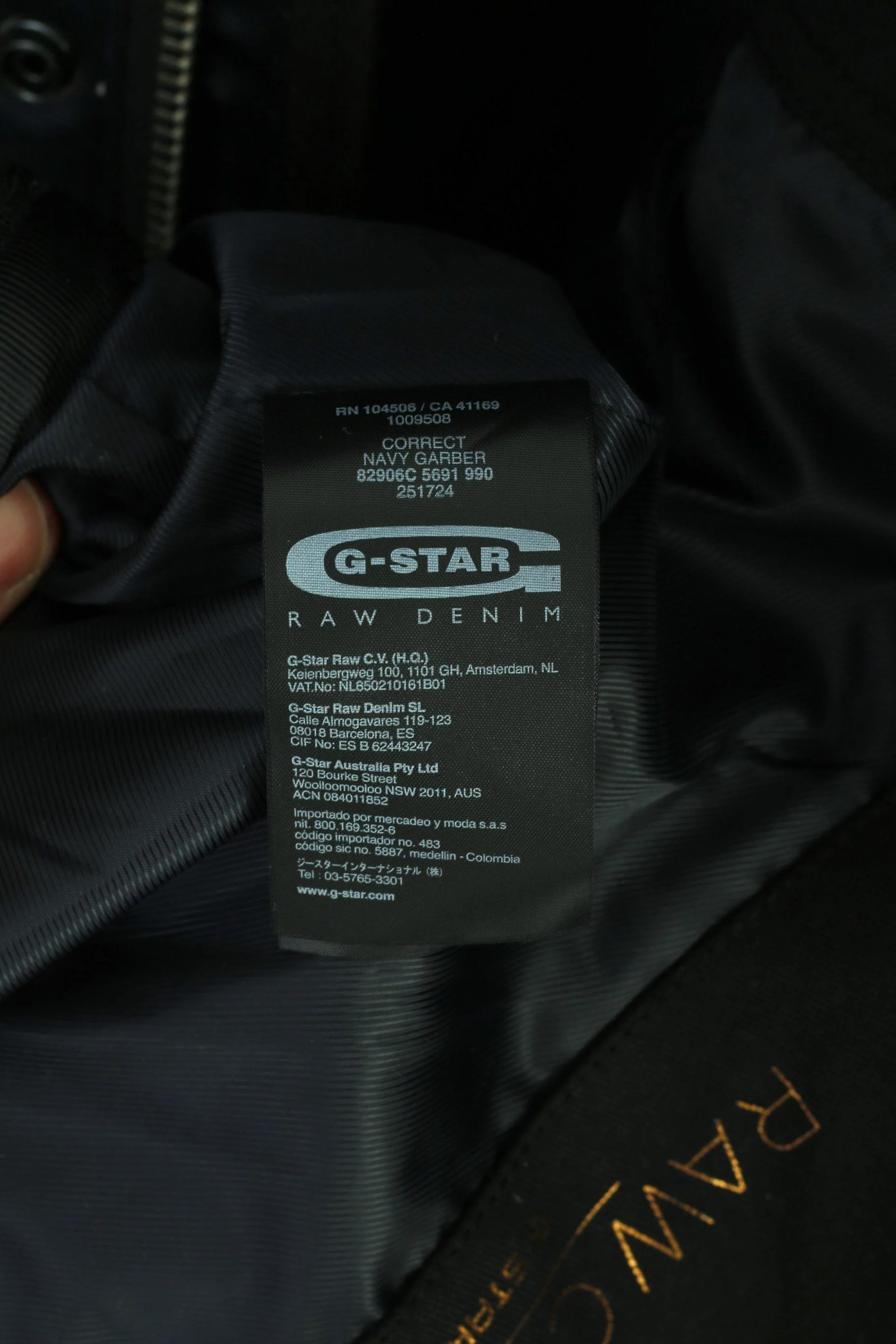 G-Star Raw Men L (M) Jacket Black Cotton Correct Garber Urban Full Zipper Classic Top - Image 4