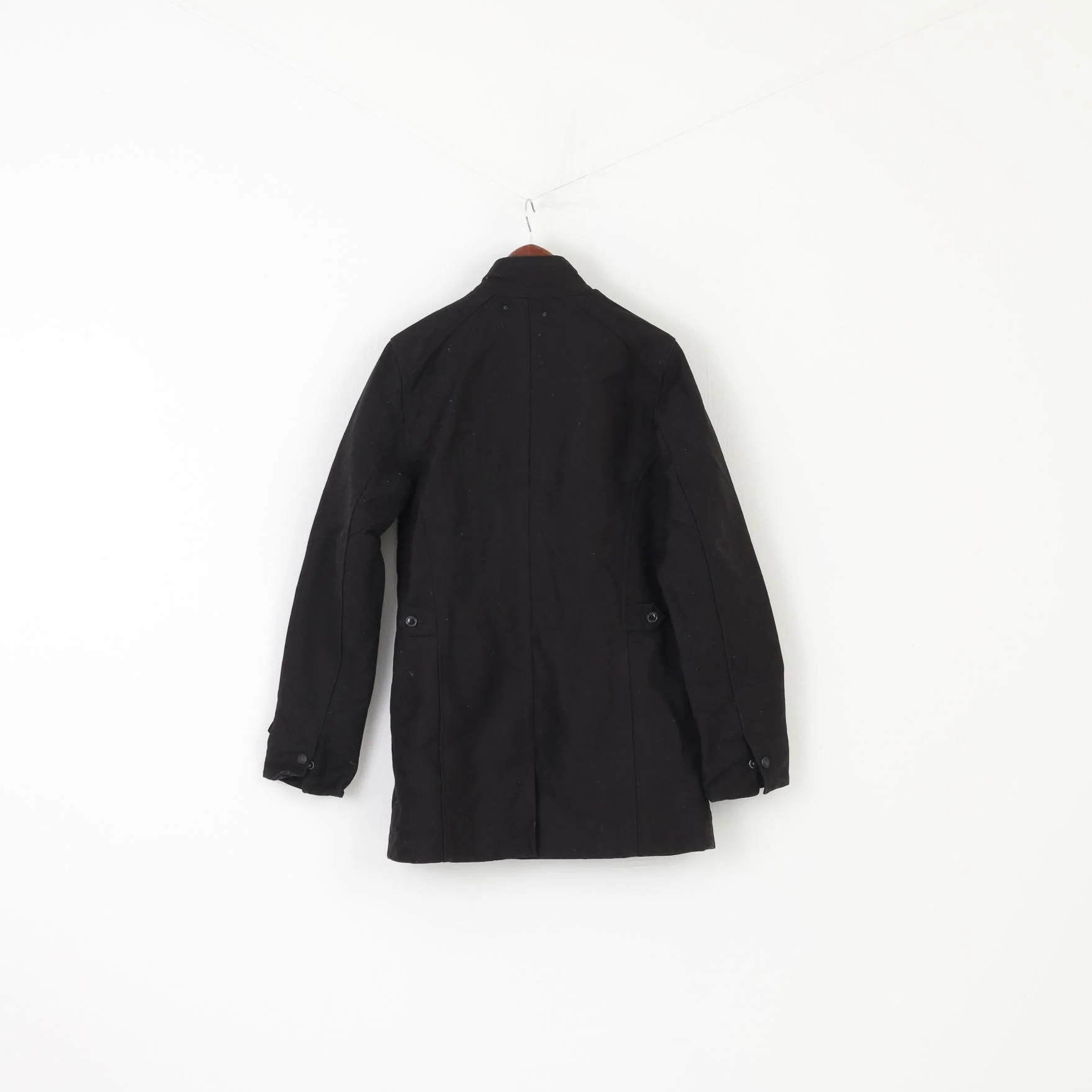 G-Star Raw Men L (M) Jacket Black Cotton Correct Garber Urban Full Zipper Classic Top - Image 6