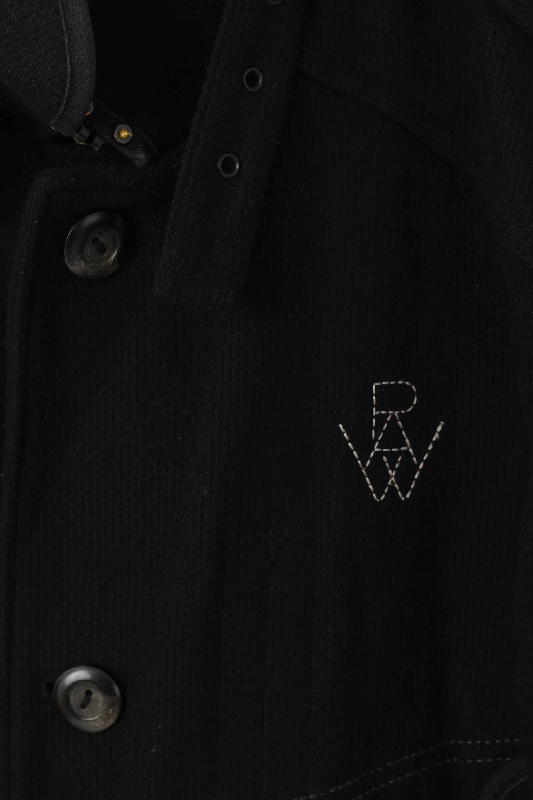 G-Star Raw Men XL (L) Coat Black Wool Nylon Casual Buttoned Decoy Garber Trench Top - Image 5