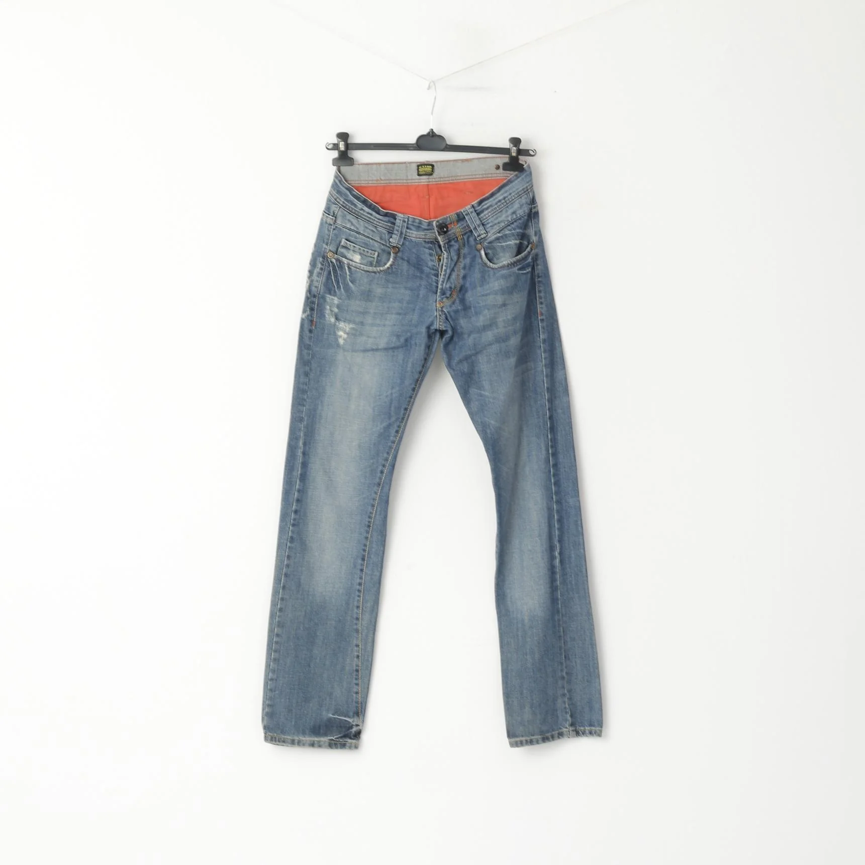 G-Star Raw Mens W30 L34 Trousers Cotton Denim Blue Jeans