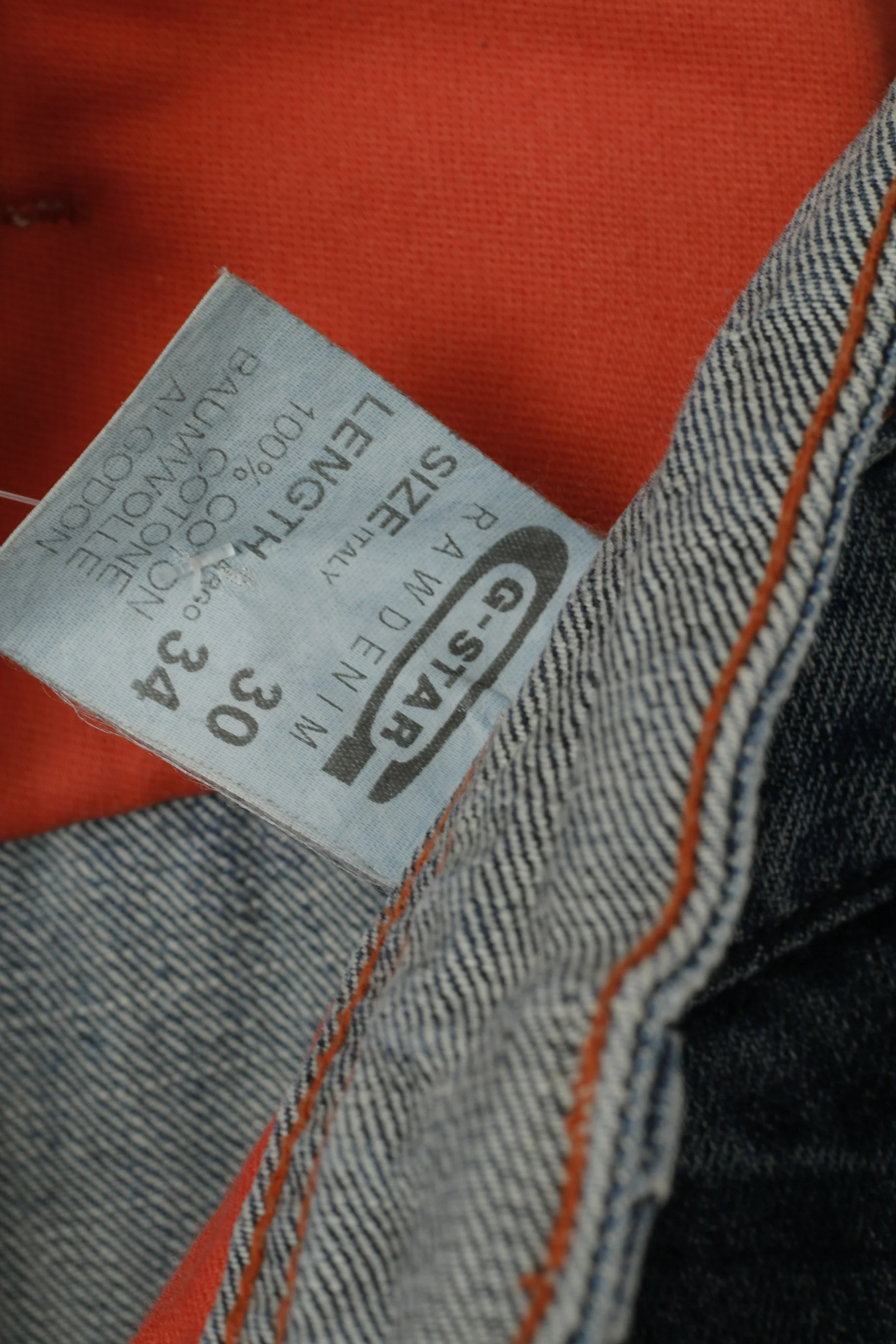 G-Star Raw Mens W30 L34 Trousers Cotton Denim Blue Jeans - Image 5