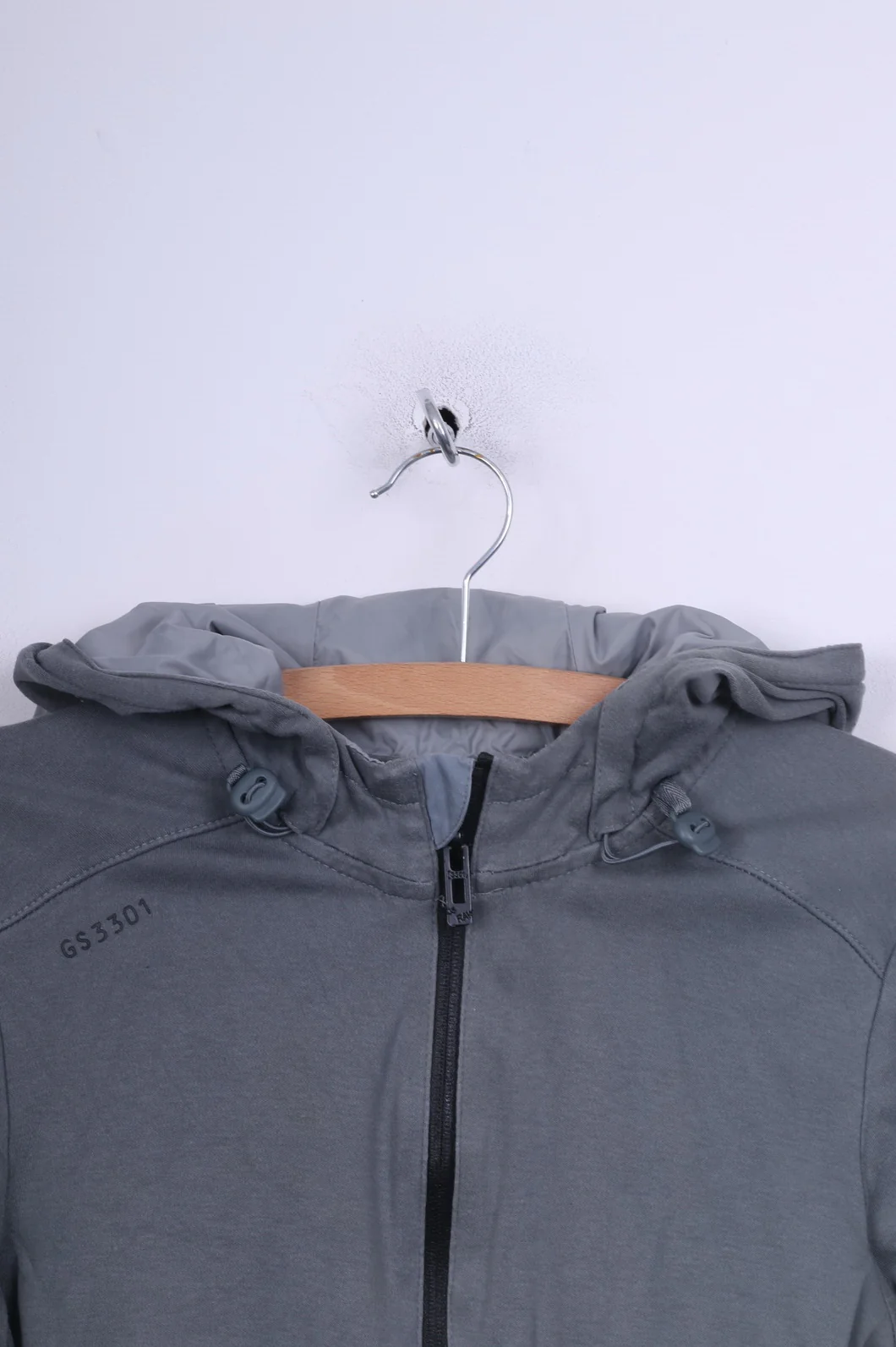 G-Star Raw Womens M Jumper Hooded Sweatshirt Grey - Image 2