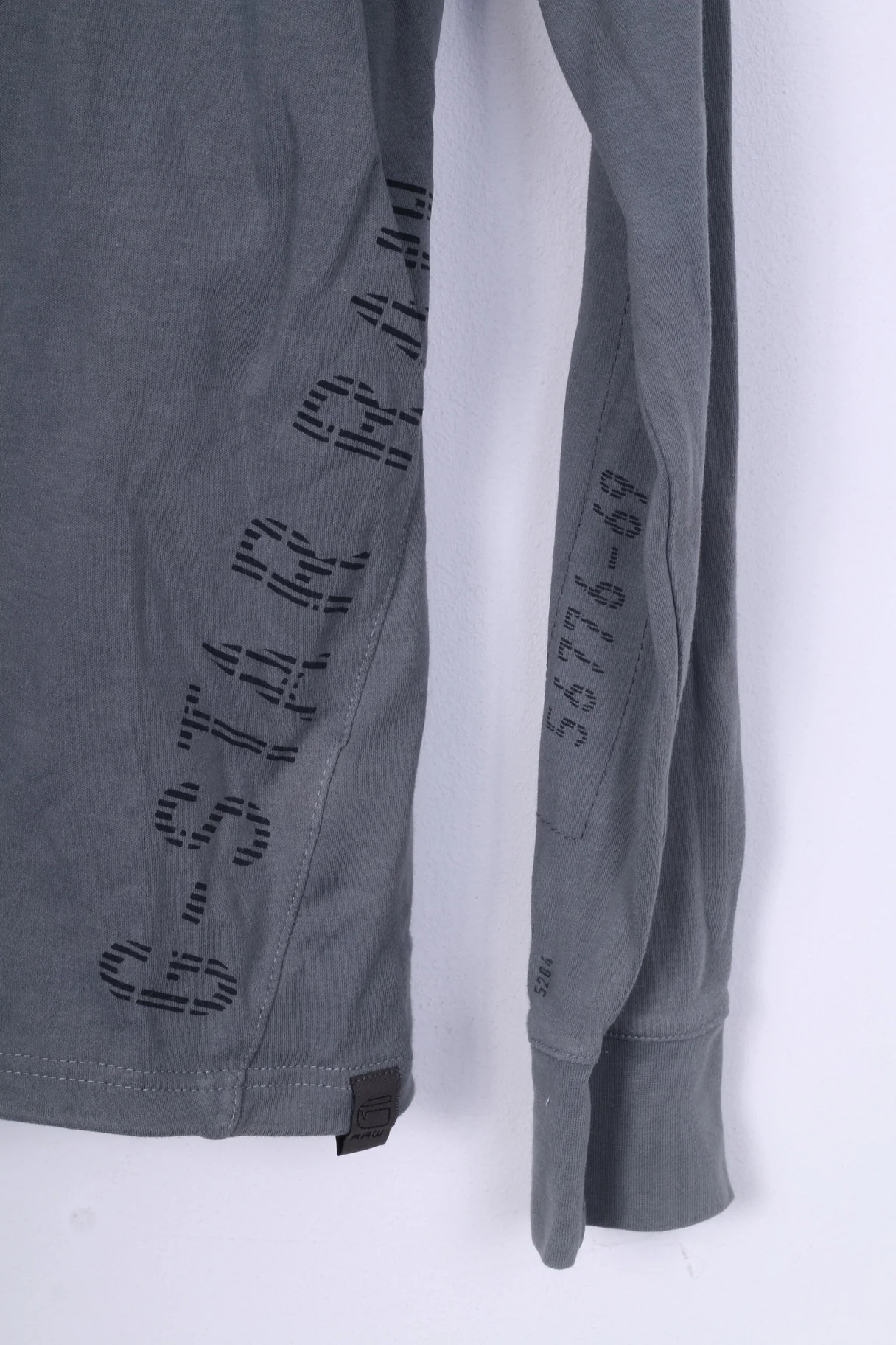 G-Star Raw Womens M Jumper Hooded Sweatshirt Grey - Image 3