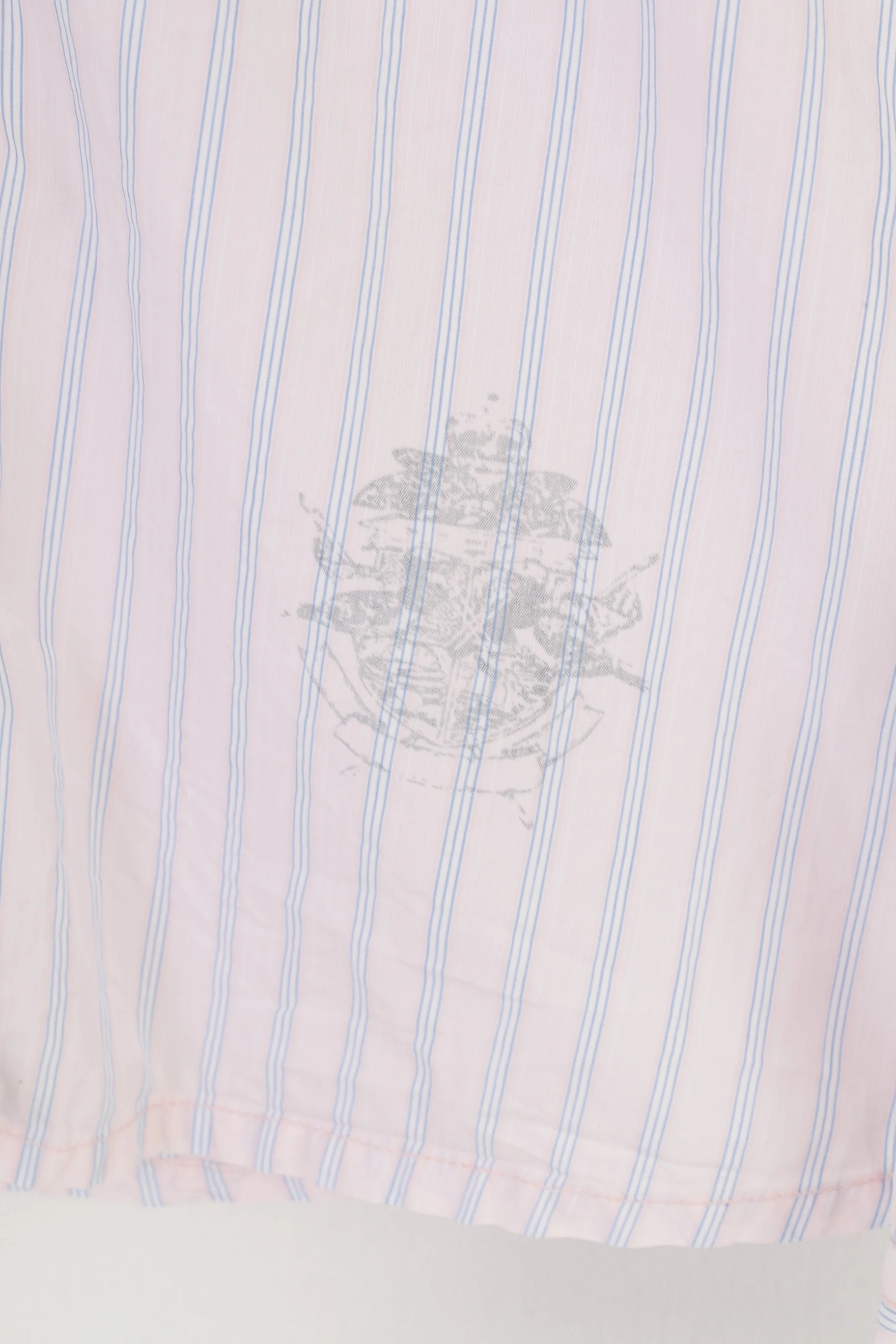 Gaastra Women M Casual Shirt Pink Cotton Striped Long Sleeve Collar Classic Top - Image 4