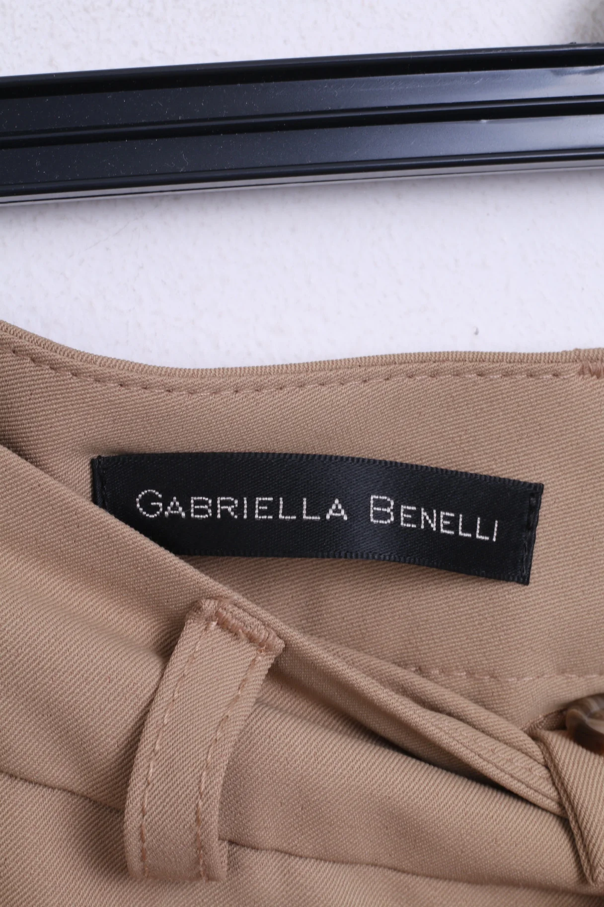 GABRIELLA BENELLI Womens 38/40 Trouser Suit Blazer Set 2 Pice Business Beige - Image 9