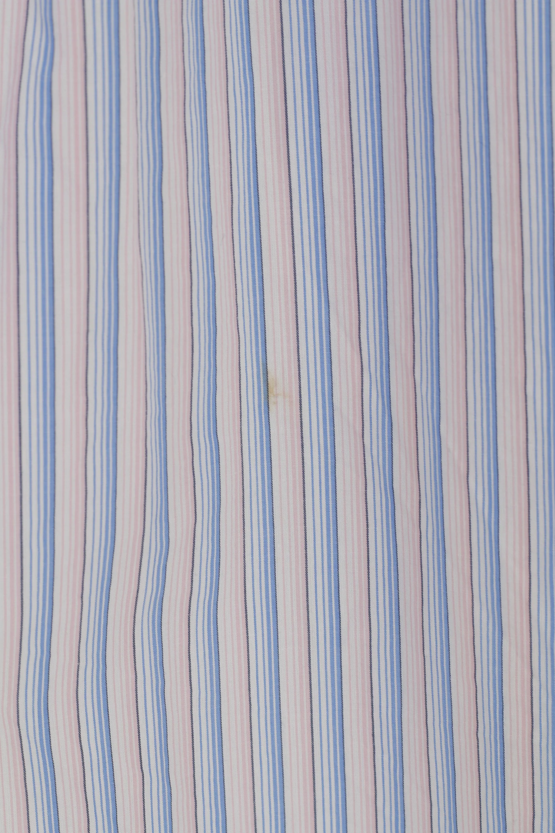 Gant Men L Casual Shirt Striped Blue Pink Regular Fit Collar Cotton Vineyard Poplin Top - Image 7