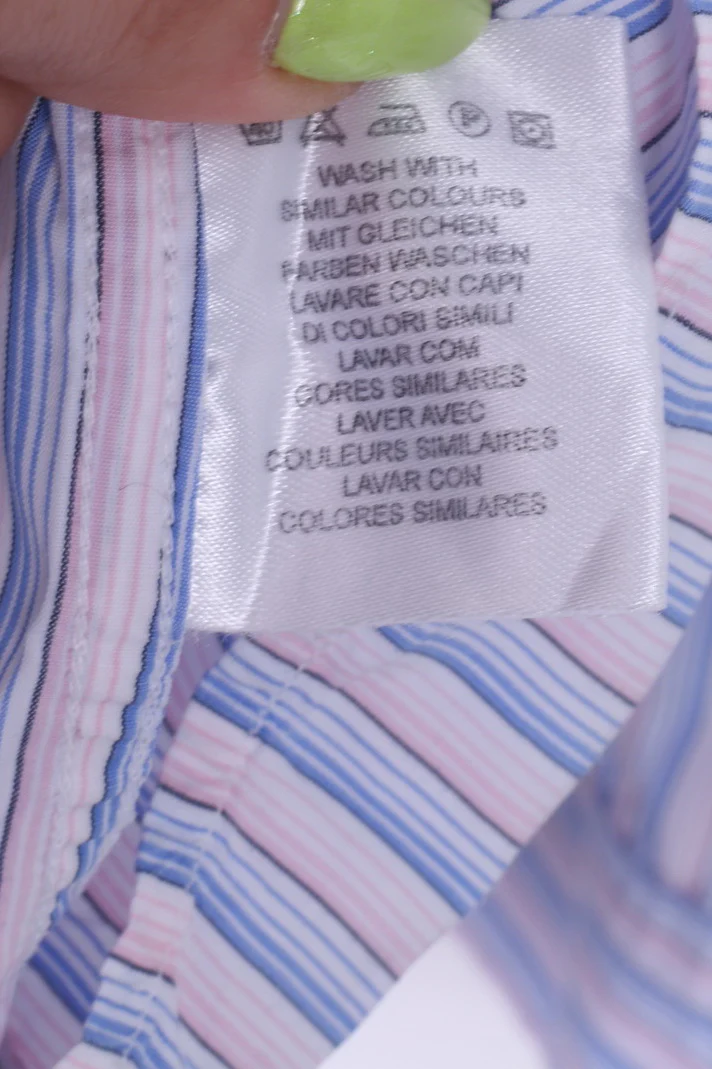 Gant Mens L Causal Shirt Regular Fit Striped Regular Fit Cotton - Image 5