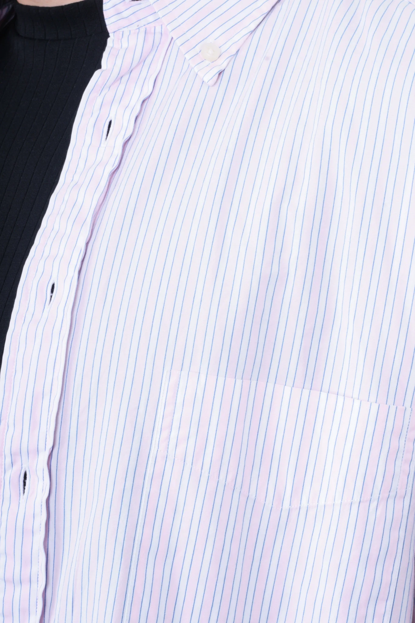 Gant Mens M Casual Shirt Striped White Cotton Liberty Bell Poplin Regular Fit - Image 3