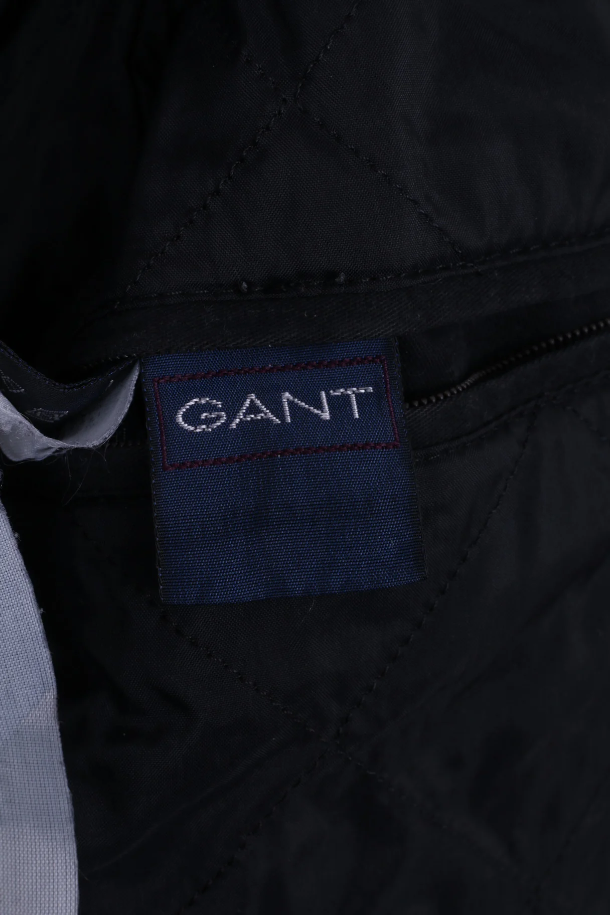 Gant Mens M Jacket Harrington Cotton Black Full Zipper - Image 6