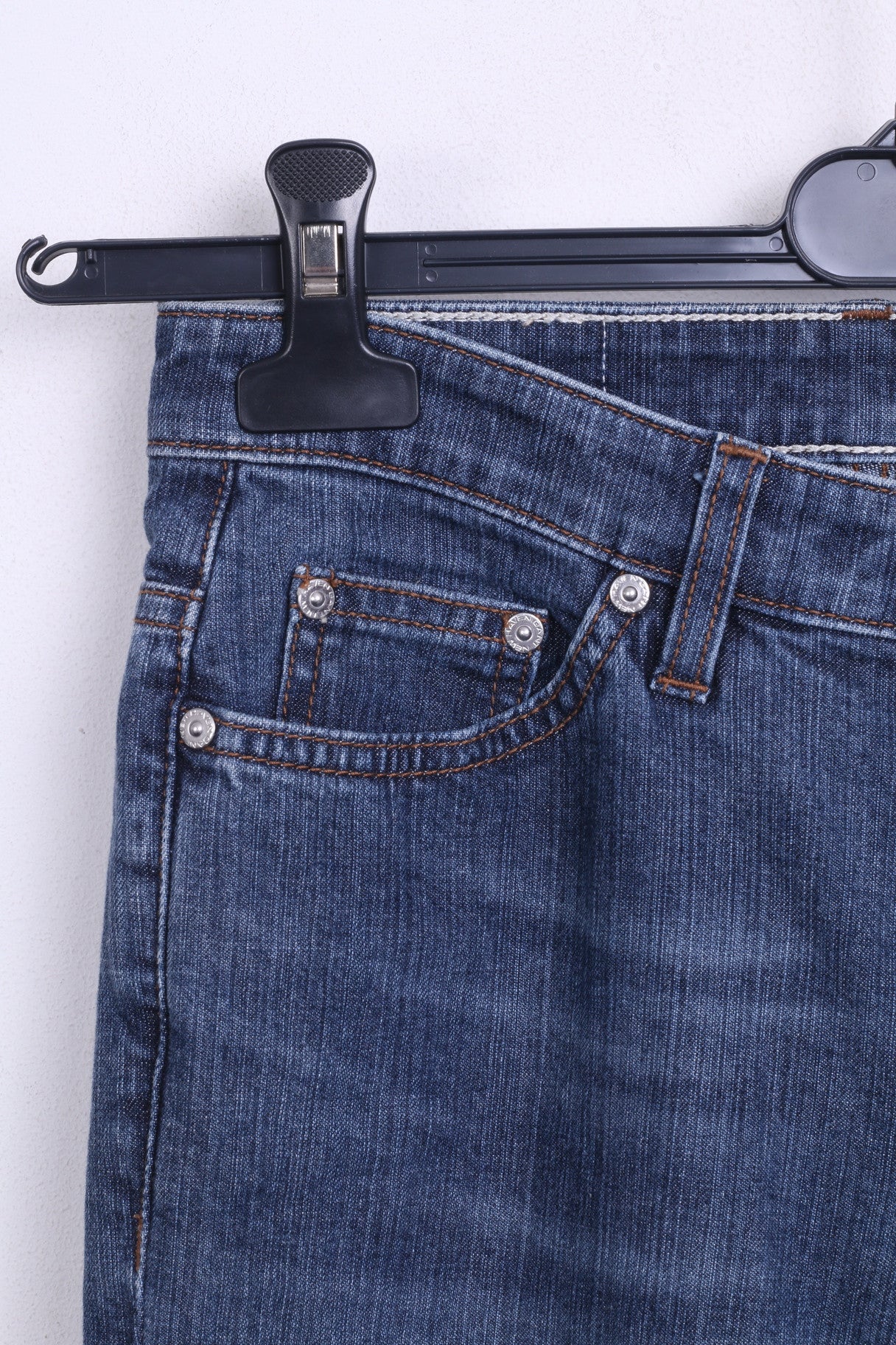 Gant Womens W26 L32 Trousers Denim Jeans Navy Carol Regular Fit - Image 2