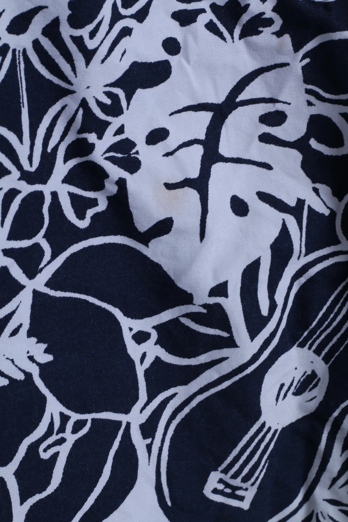 GAP Boys L 10 Age Casual Shirt Navy Cotton Flowers Print Short Sleeve - Image 3