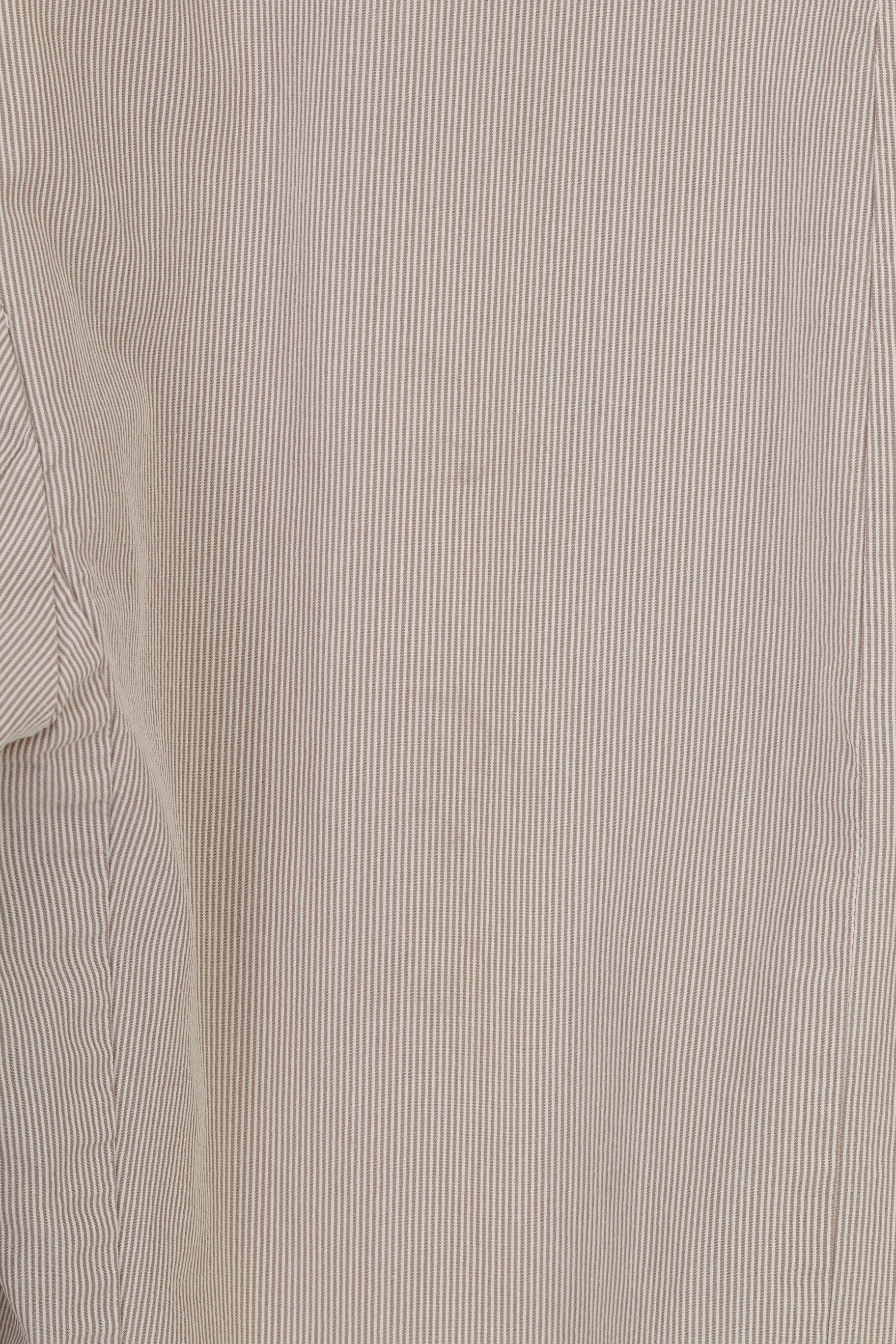 Gap Men M Blazer Breasted Striped Beige Bottoms Cotton Elegant Vintage Top - Image 6