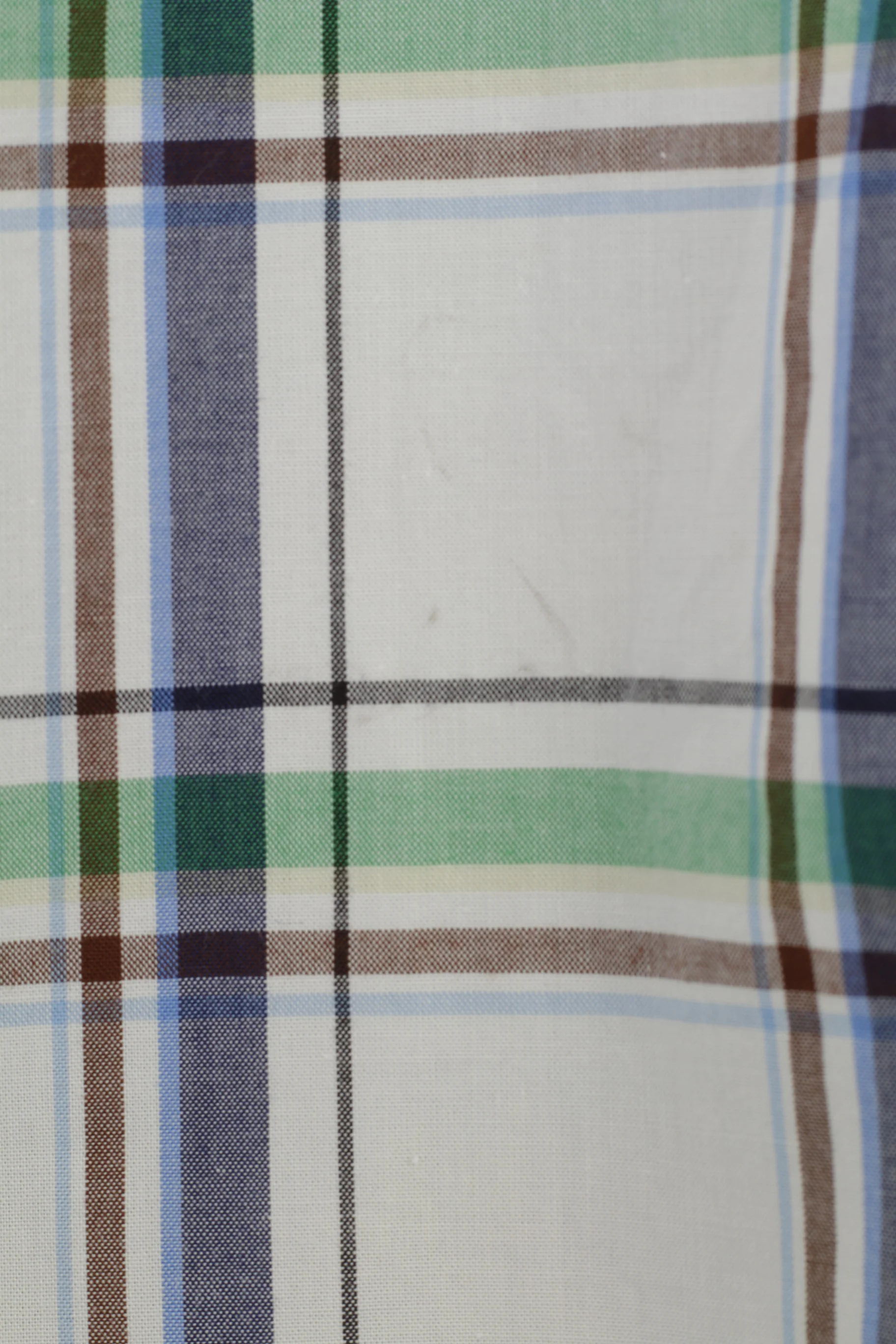 Gap Men XL Casual Shirt Classic Fit Checkered White Long Sleeve Cotton Collar Top - Image 6