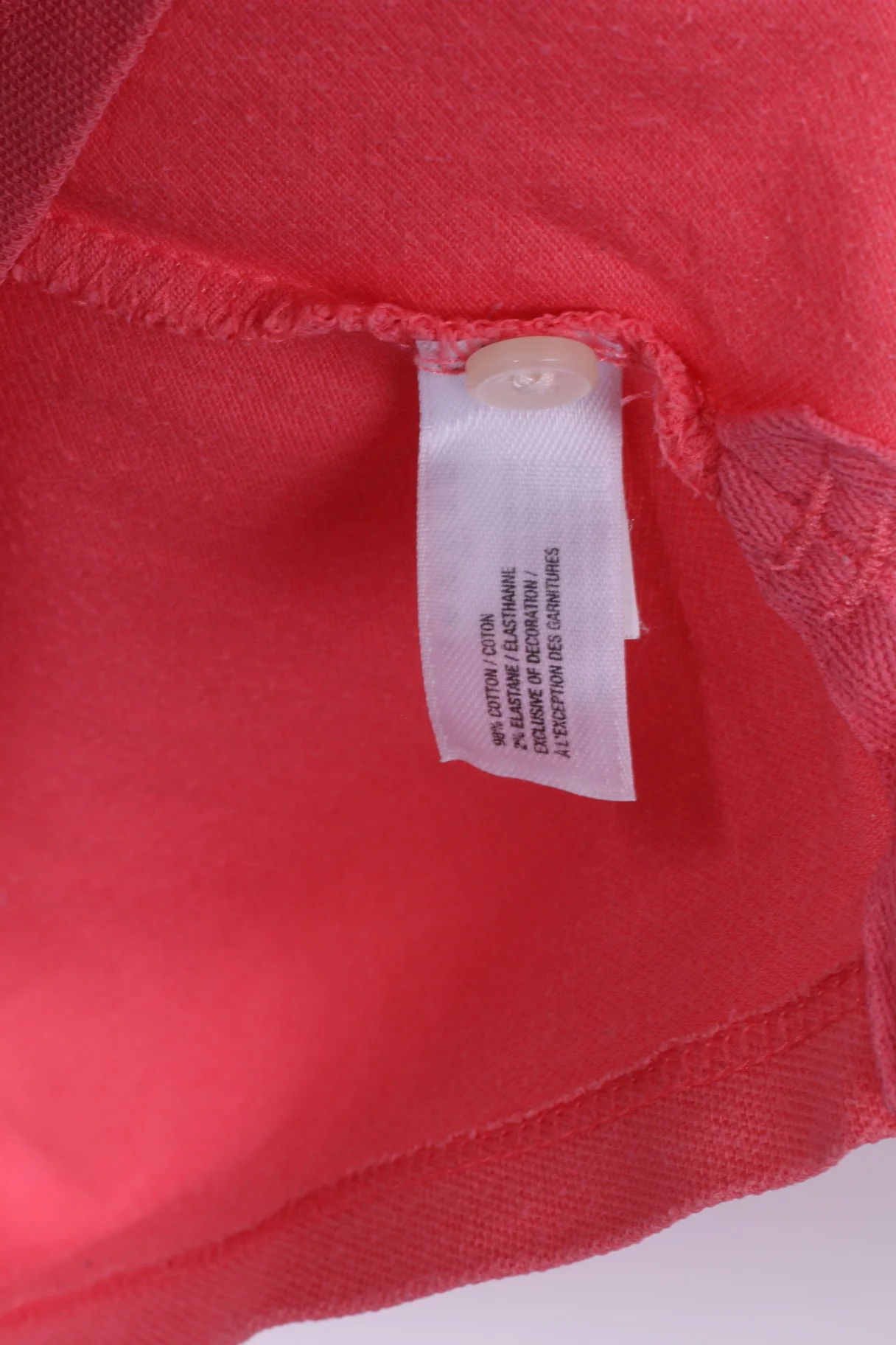 Gap Womens XL Polo Shirt Pink Cotton Buttons Deatiled Top - Image 5