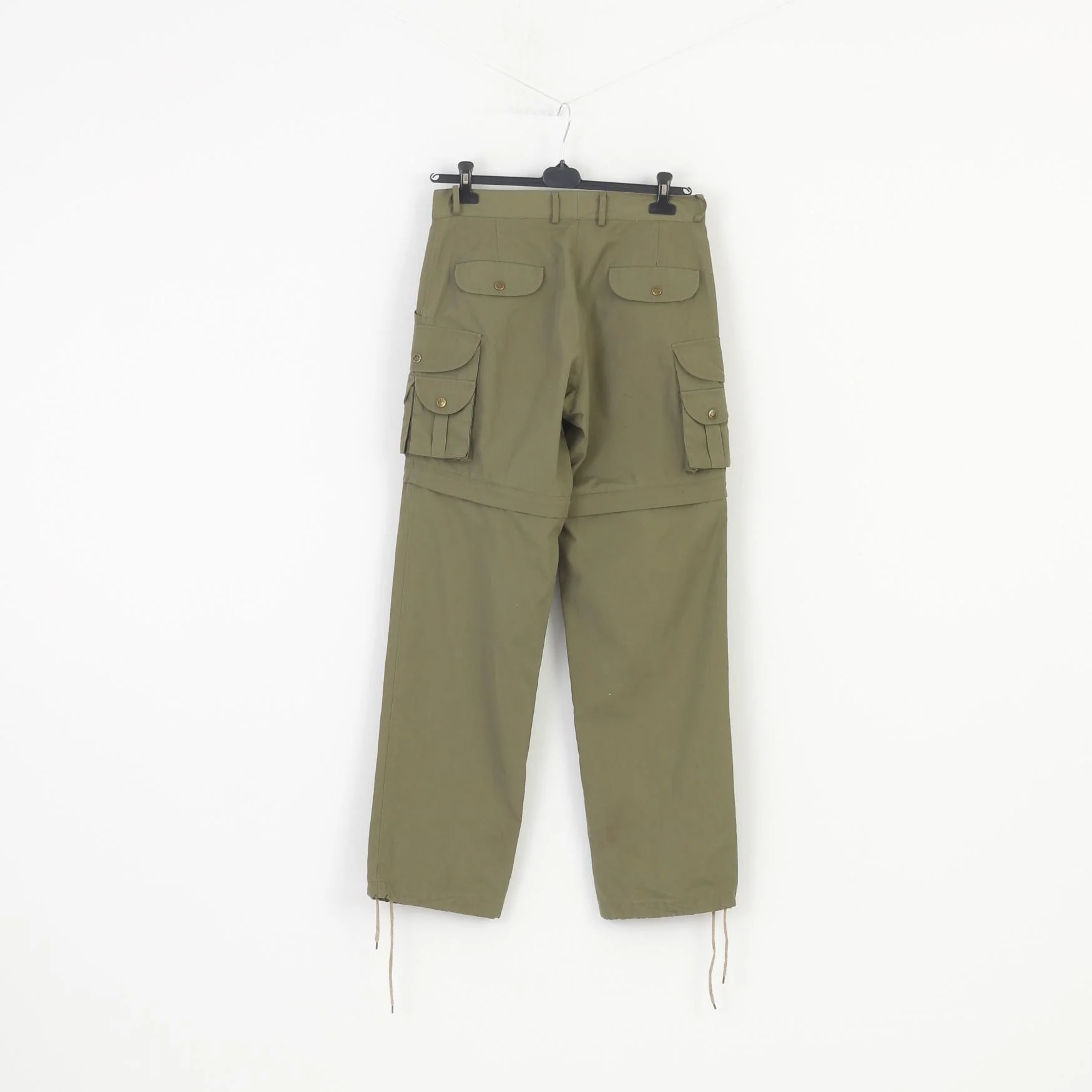 Gaupa Men 46 Trousers Khaki Zip-Off Legs 2in1 Waterproof Trekking Cargo Shorts Pockets Top - Image 8