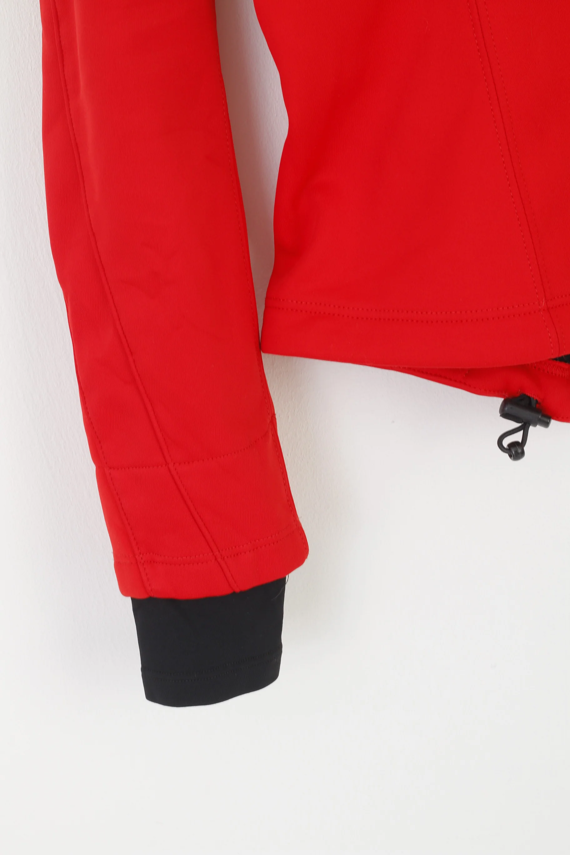 Gore Bike Wear Women 36 S Jacket Red Soft Shell Windstopper Zip Up Cycling Top - Image 3
