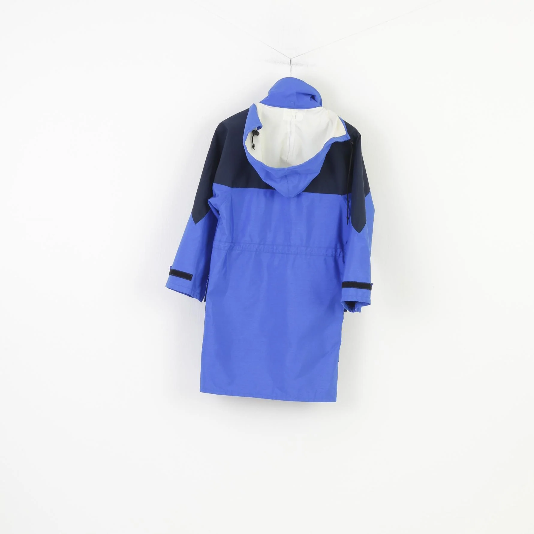 Gore-Tex Men XS Jacket Blue Full Zipper Hood Waterproof Pockets Vintage Top - Image 6