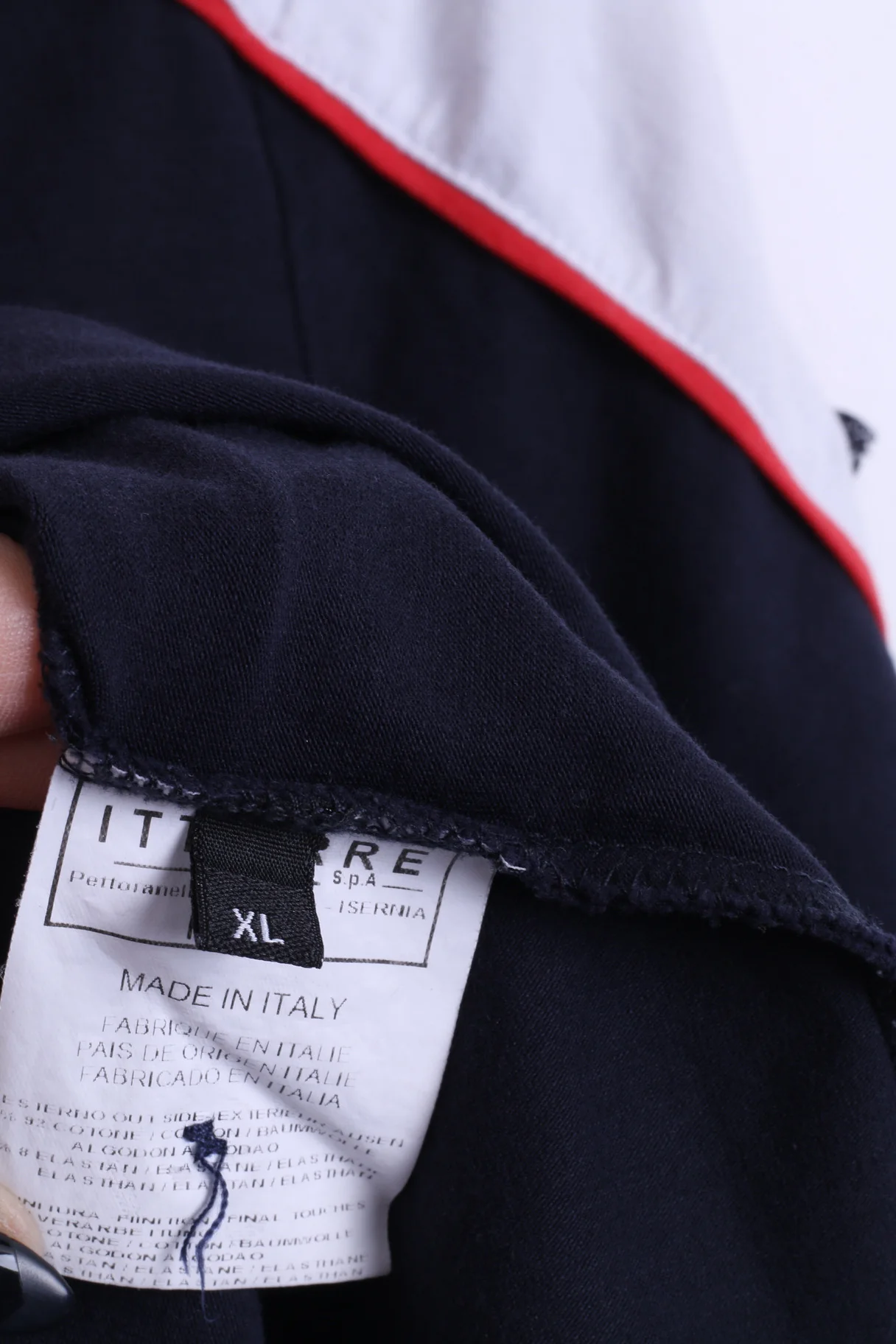 Gucci Womens XL Polo Shirt Navy Cotton Sport Italy - Image 5