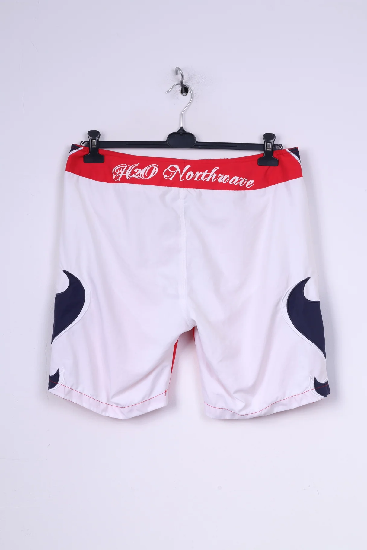 H2O Mens L Shorts Swimpants Red Sportswear Mesh Lined - Image 4