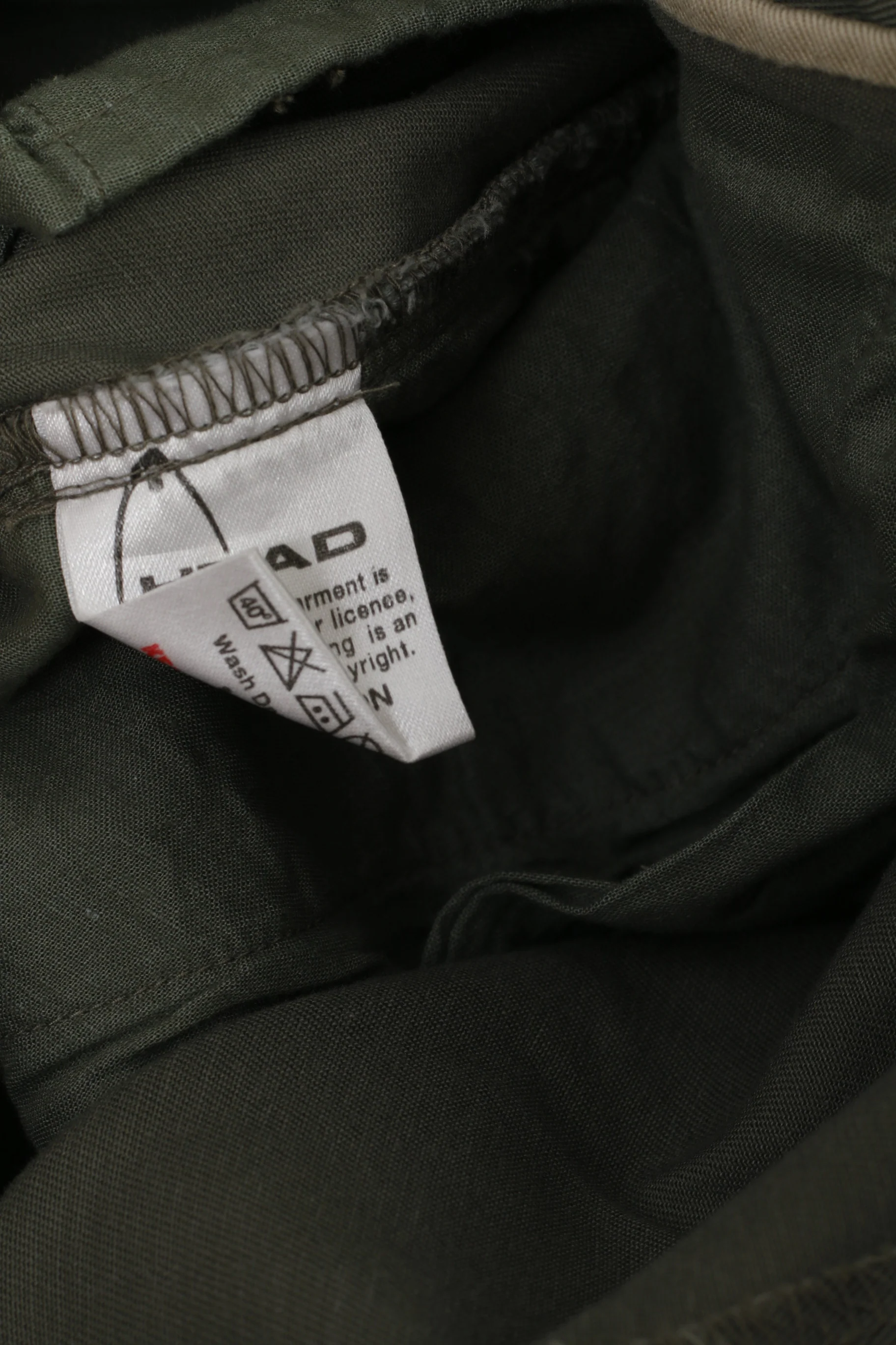 Head Men 36 Shorts Khaki Vintage Sportswear Chino Easy Fit Cotton Casual - Image 4