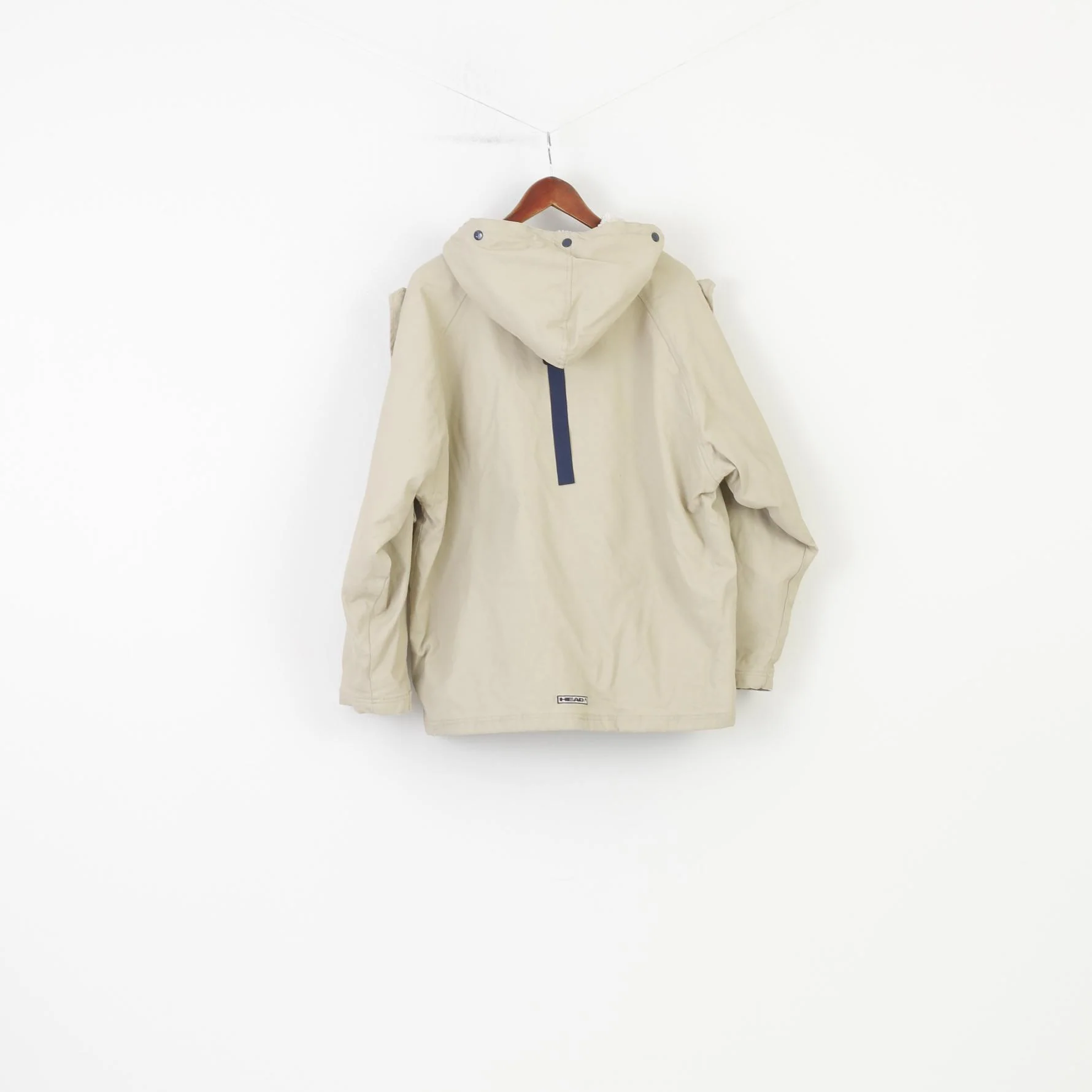 Head Men M Jacket Cream Hood Padded Winter Full Zipper Cotton Austria Top - Image 9