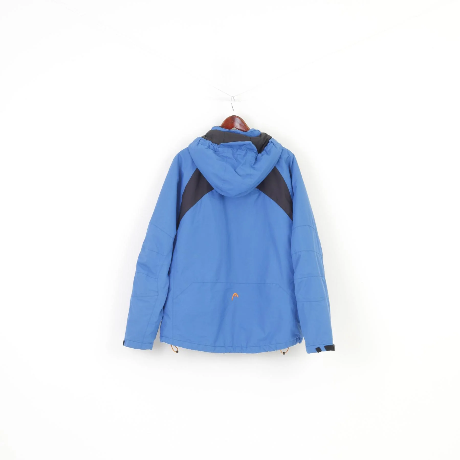 Head Man XXL Jacket Blue Waterproof Hood Full Zipper Snow Skiwear Outdoor Top - Image 9
