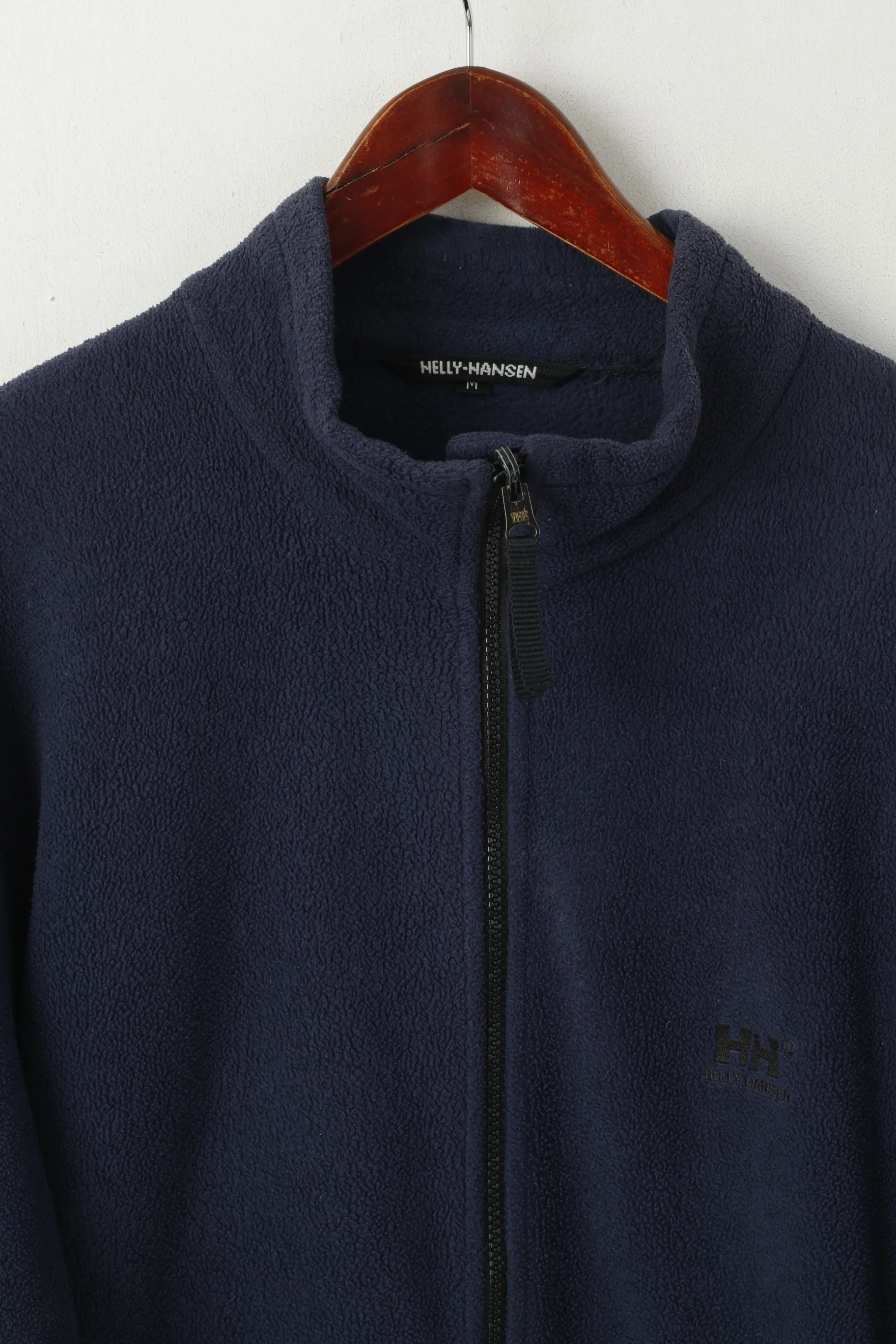 Helly Hansen Mens M Fleece Top NavyFull Zipper Outdoor Sportswear Top - Image 2