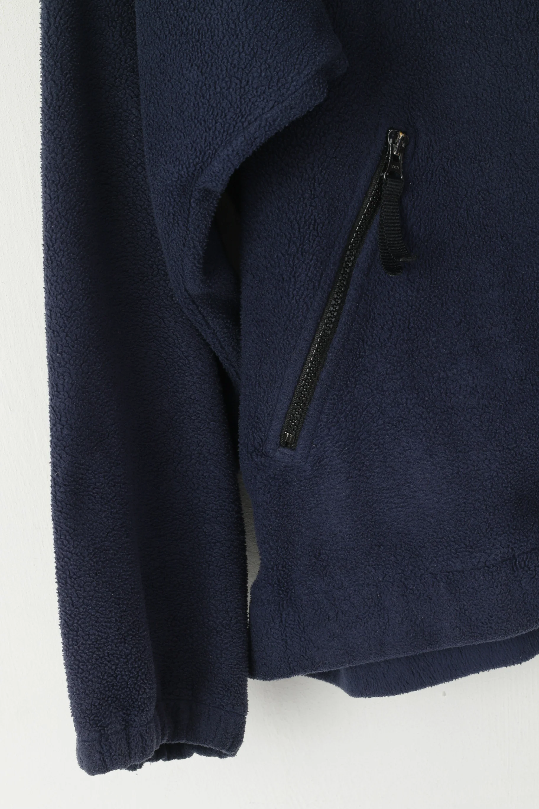 Helly Hansen Mens M Fleece Top NavyFull Zipper Outdoor Sportswear Top - Image 3