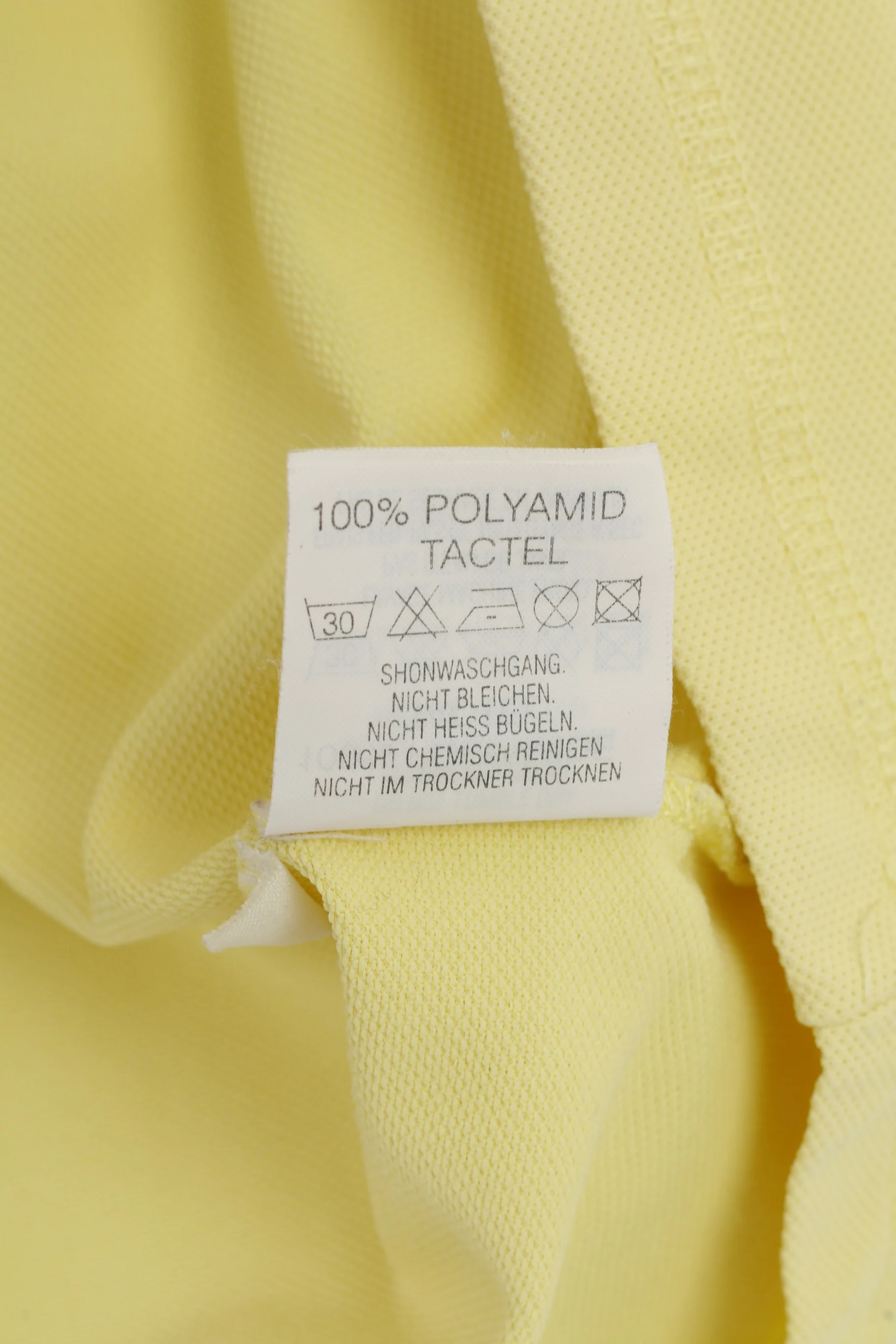 Helly Hansen Woman M Shirt Sleeveless Yellow V Neck Nylon Vintage Sport Top - Image 6