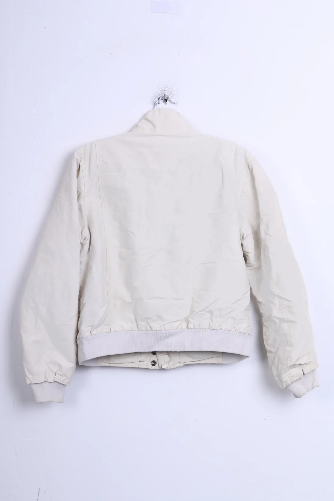 Henri Lloyd W63 Womens 3 M Jacket Ecru Cotton Nylon Winter Padded - Image 6
