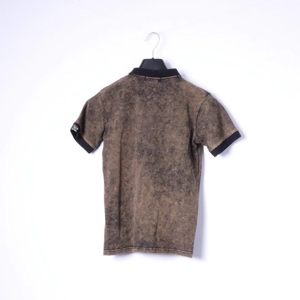 Hermes Paris Womens M Polo Shirt Brown Cotton - Image 6