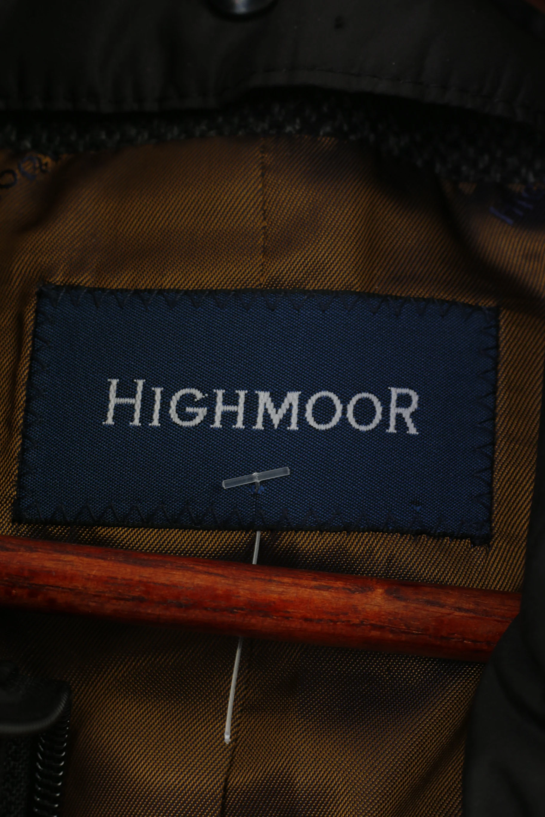 Highmoor Men 25 40 Blazer Grey Bottoms Full Zipper Collar Single Breasted Wool Vintage Jacket - Image 5