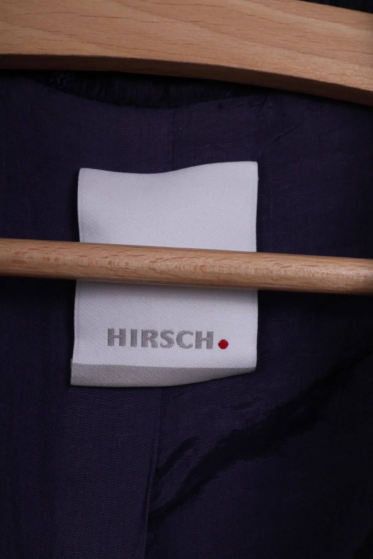 Hirsch. Womens 12 M Blazer Jacket Corduroy Purple Single Breasted Cotton Sholuder Pads - Image 4