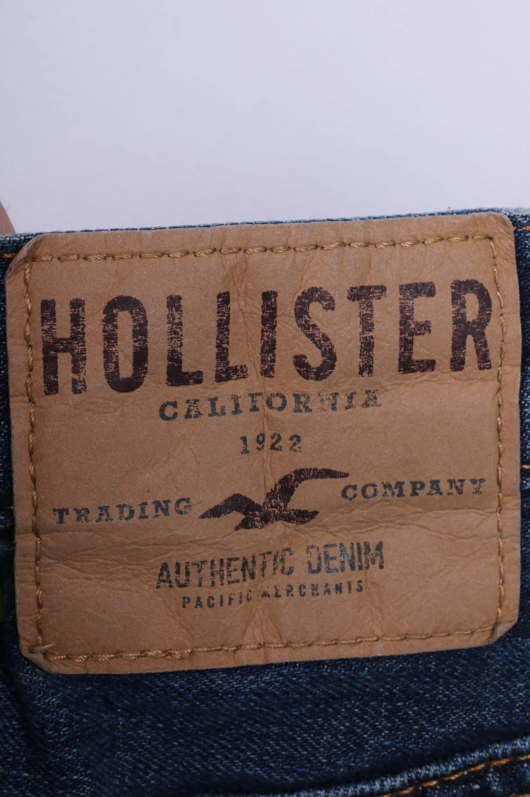 Hollister Womens W 28 L30 Trousers Navy Jeans Denim Cotton Ripped - Image 6