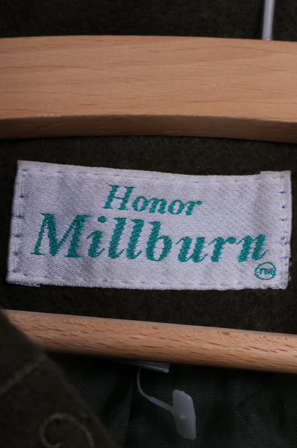 Honor Millburn Womens 20 XXL Jacket Single Breasted Dark Green Vintage - Image 4