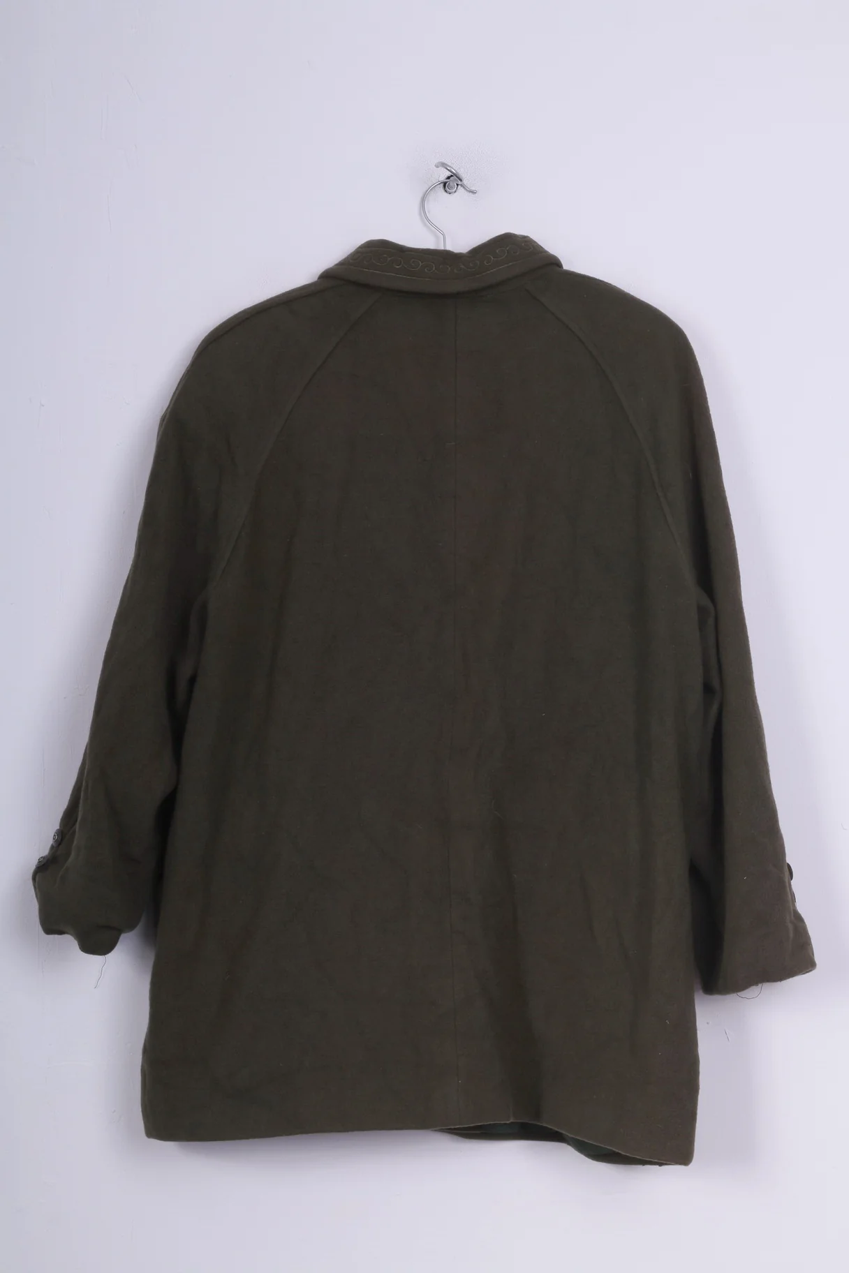 Honor Millburn Womens 20 XXL Jacket Single Breasted Dark Green Vintage - Image 6