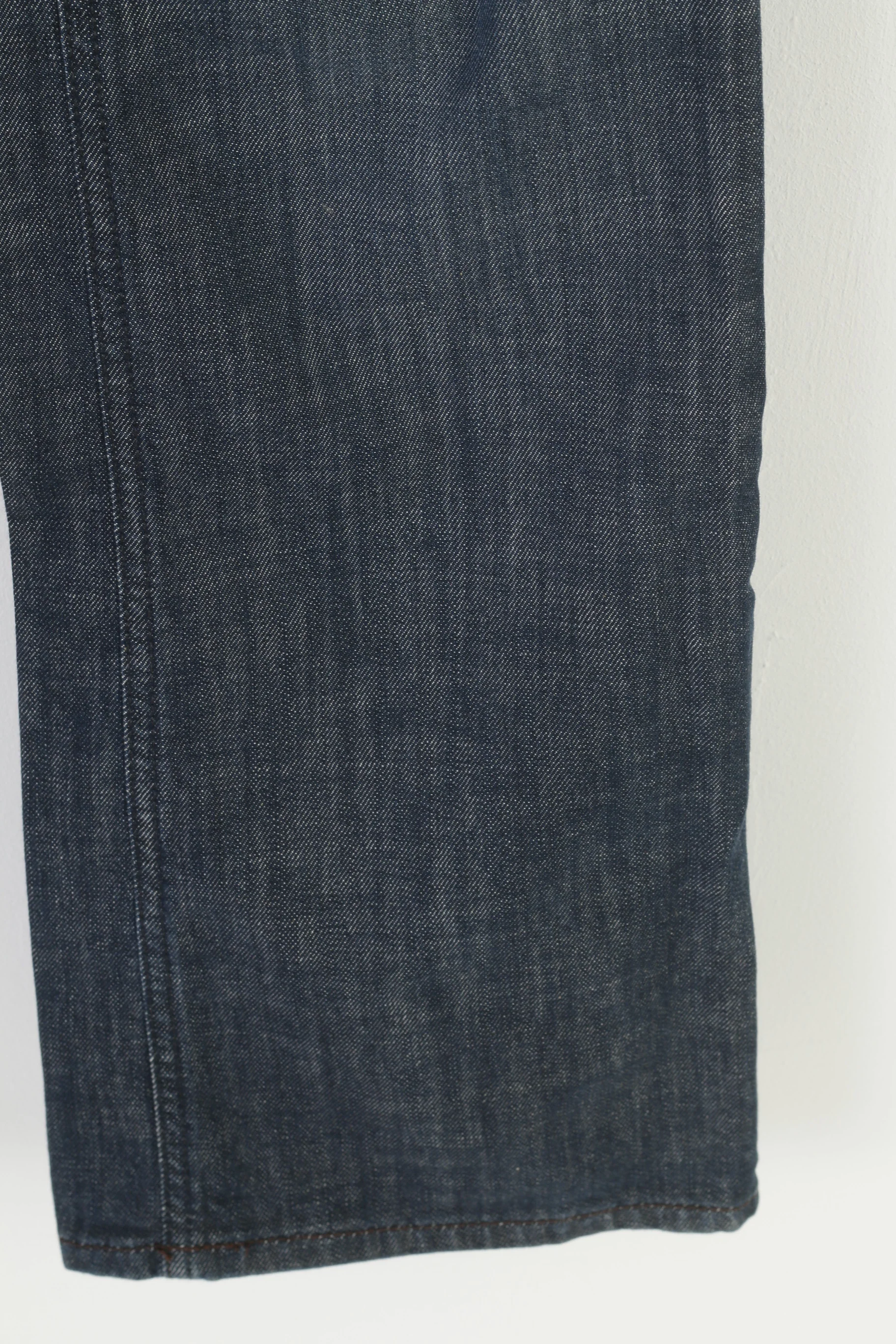 Hugo Boss Men 30 Trousers Blue Stretch  Cotton Classic Straight Low Waist Jeans Pants - Image 3