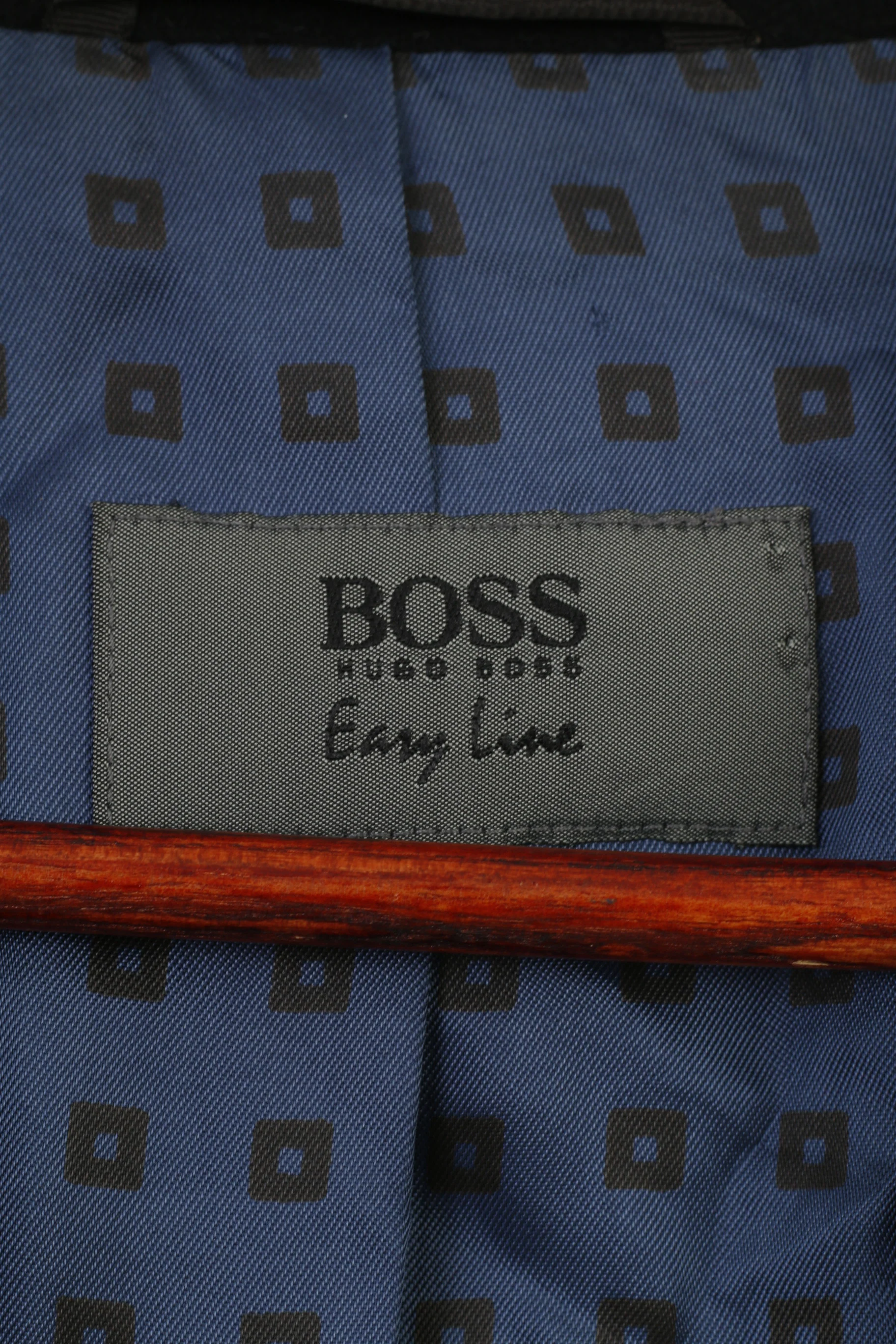 Hugo Boss Men 46 Blazer Black Guattro Cashmere Wool London Vintage Jacket - Image 5