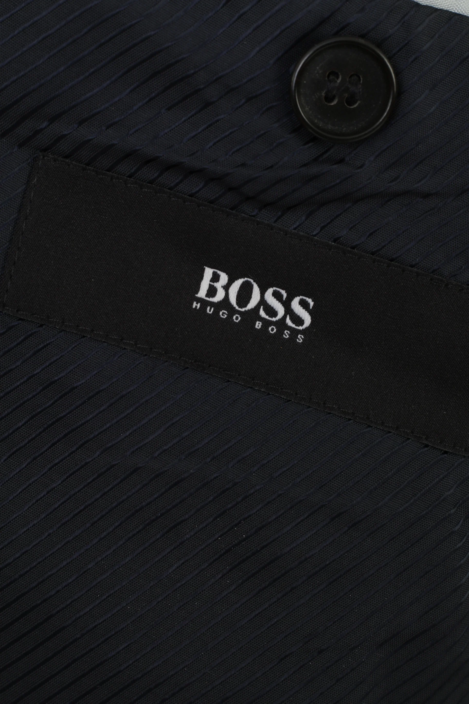 Hugo Boss Men 40 98 Blazer Navy Wool Vintage James Sharp Single Breasted Jacket - Image 4