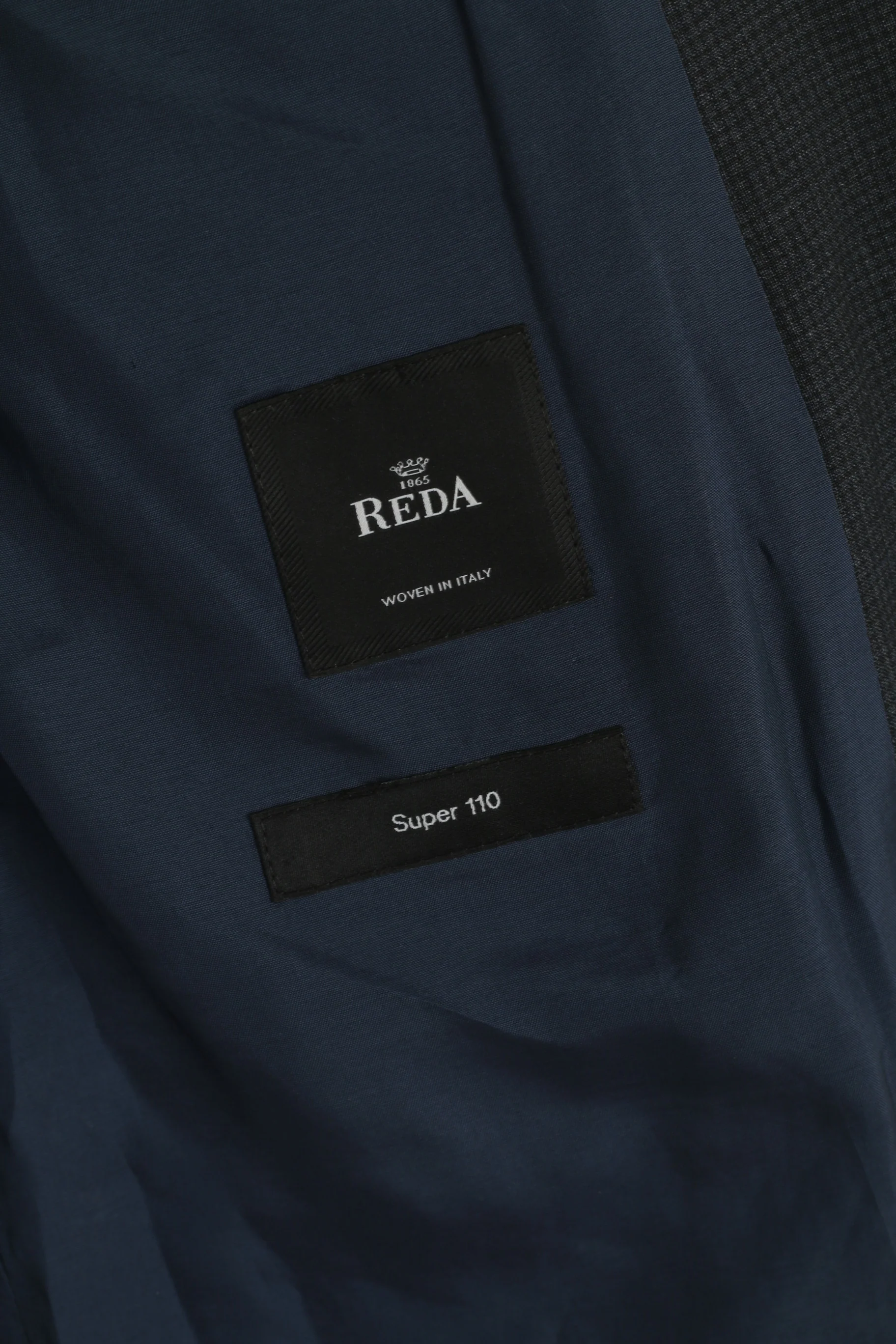 Hugo Boss Men 50 40 Blazer Navy Check REDA Wool Italy Single Breasted Jacket - Image 5