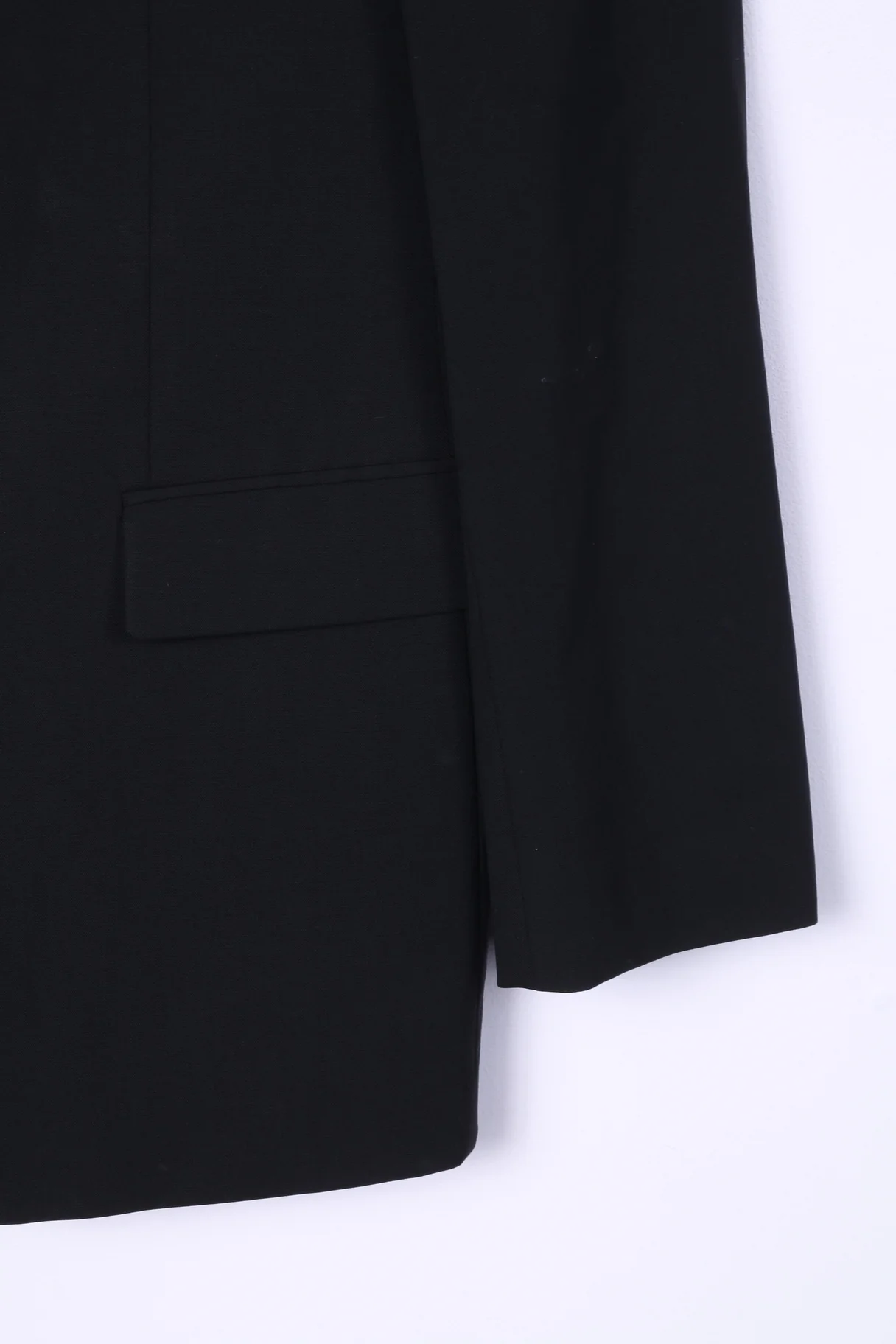 Hugo Boss Men 98 40 Blazer Navy Vintage Wool Single Breasted Navy Albo Hago Jacket - Image 3