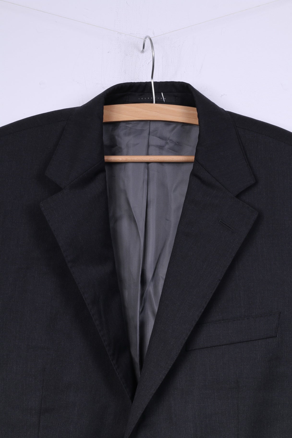 Hugo Boss Men 25 40 Blazer Charcoal Single Breasted Gilbert2/Tower Wool Jacket - Image 2