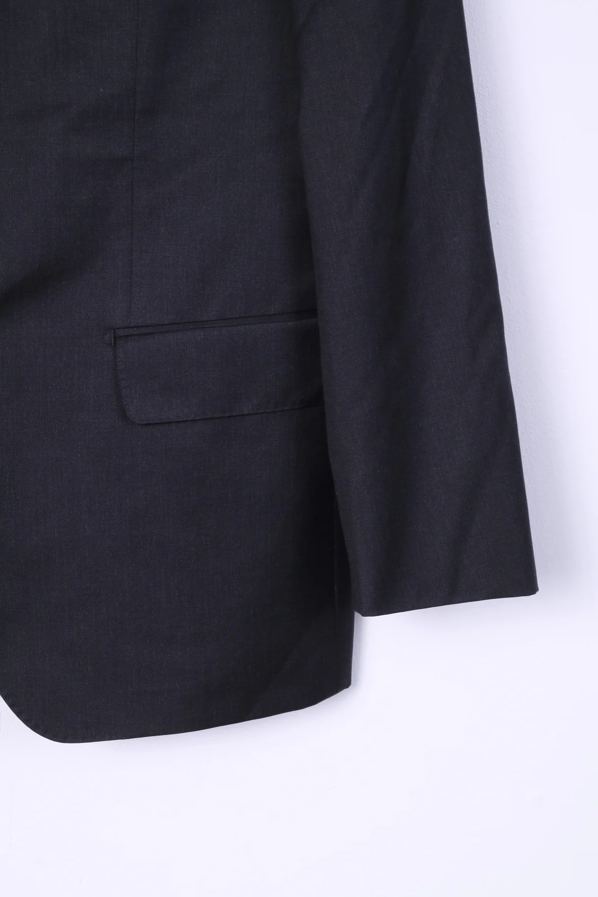 Hugo Boss Men 25 40 Blazer Charcoal Single Breasted Gilbert2/Tower Wool Jacket - Image 3