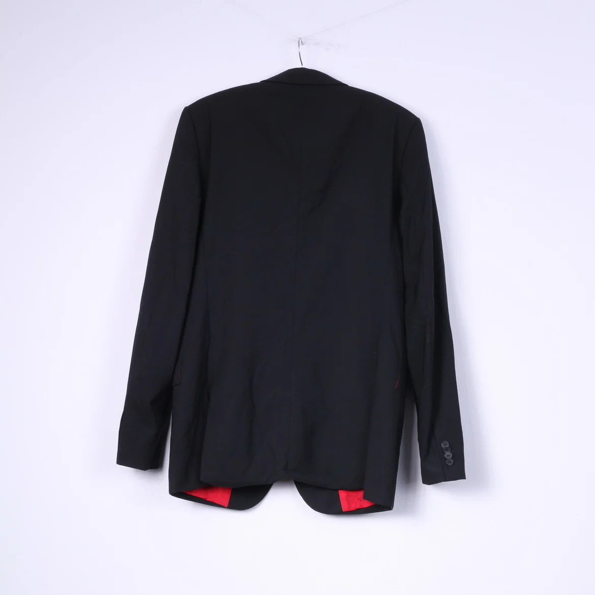 Hugo Boss Men 98 40 Blazer Jacket Single Breasted Black Amaro/Helse Wool - Image 6