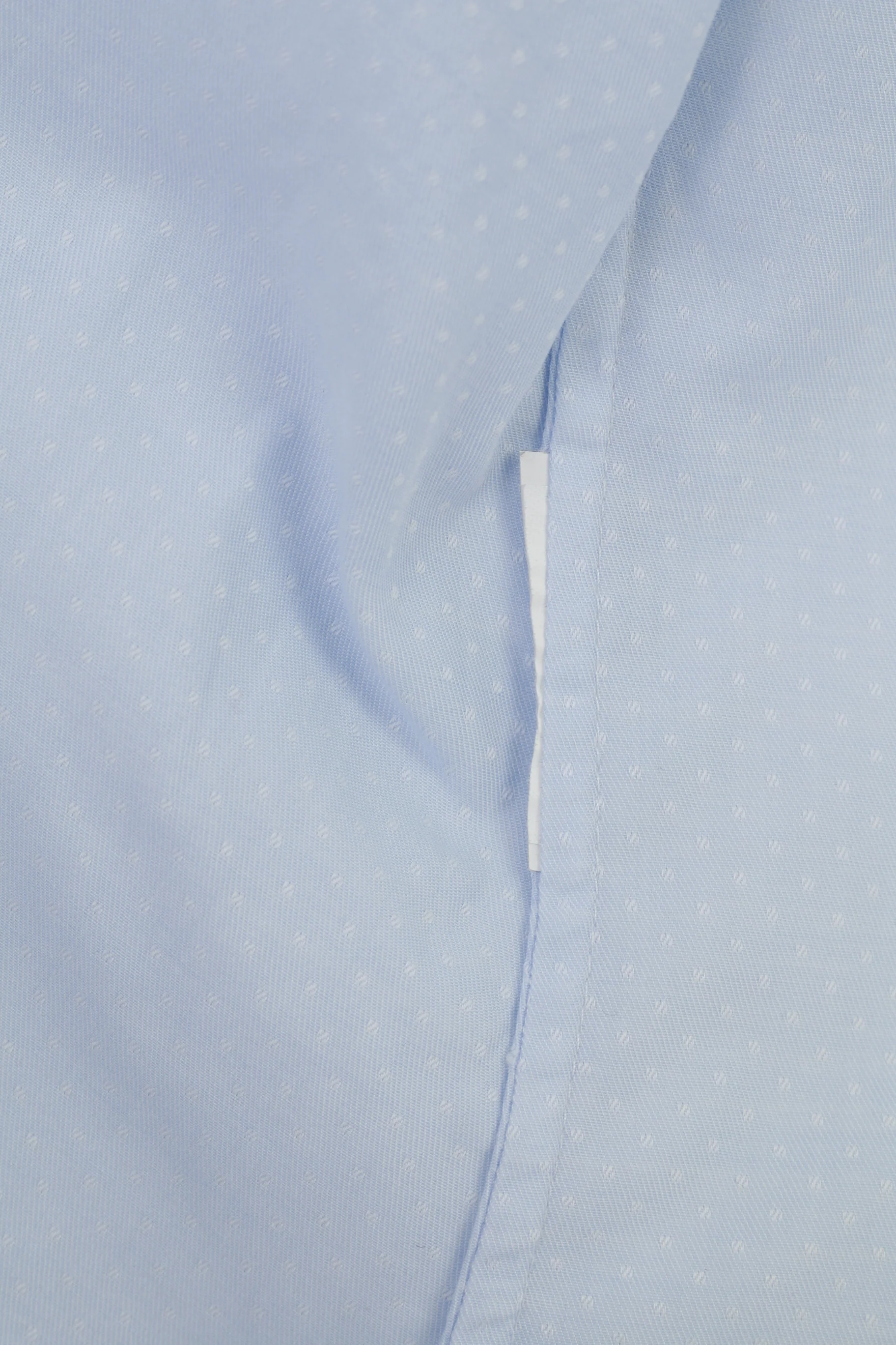 Hugo boss Woman 34 XS Casual Shirt Blue Small Dots Long Sleeve Collar Cotton Classic Top - Image 5