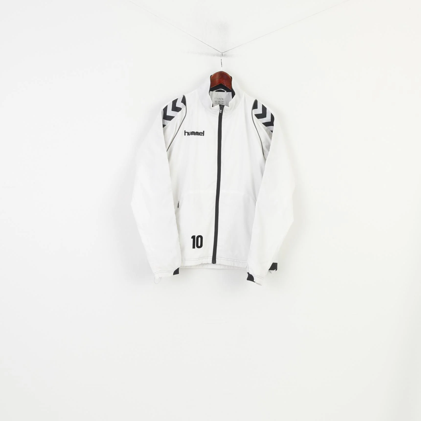 Hummel Boys 16 Age 170 Jacket White Zip Up FSG Ostseekuste Teichmann Light Vintage #10 Top
