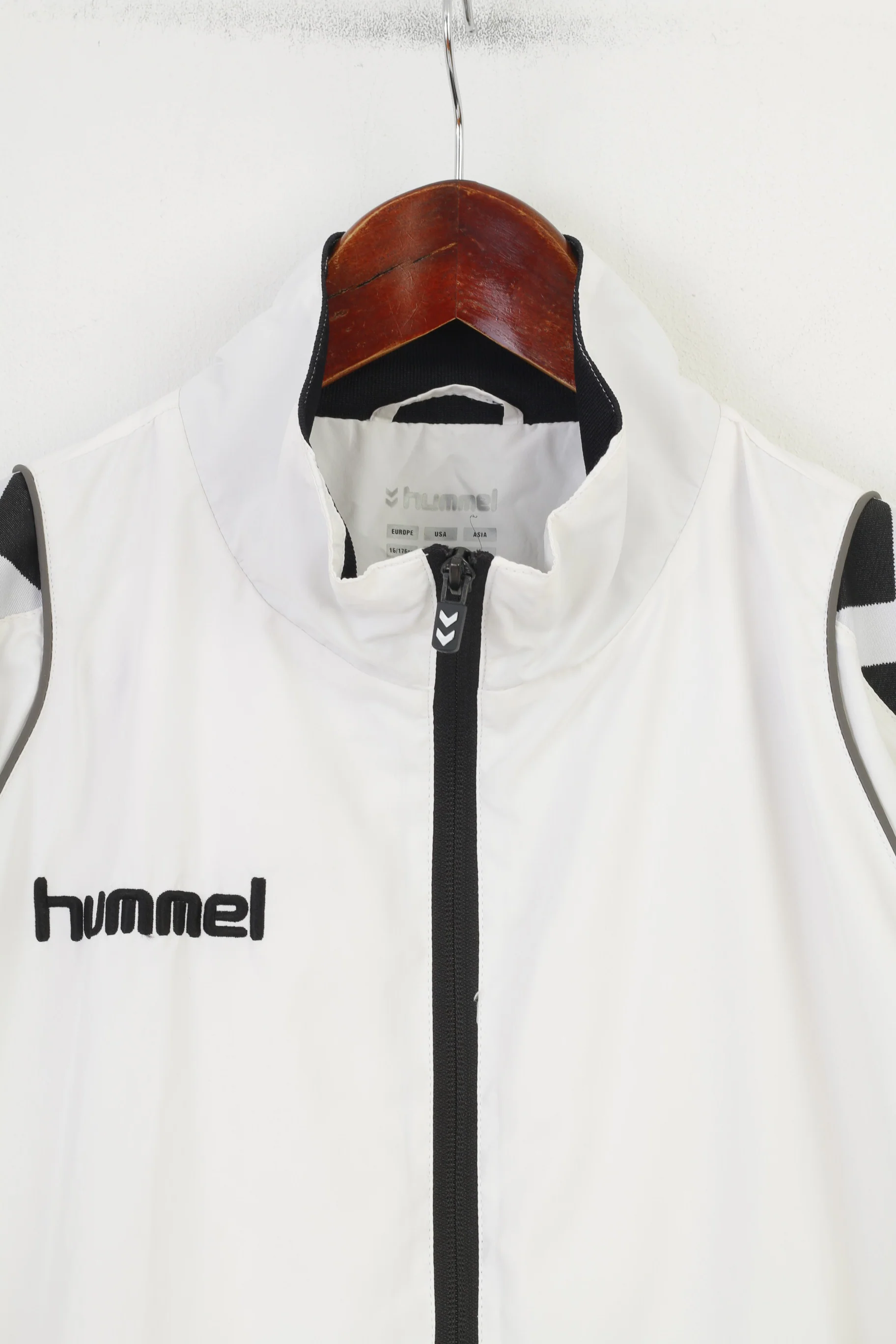 Hummel Boys 16 Age 170 Jacket White Zip Up FSG Ostseekuste Teichmann Light Vintage #10 Top - Image 2