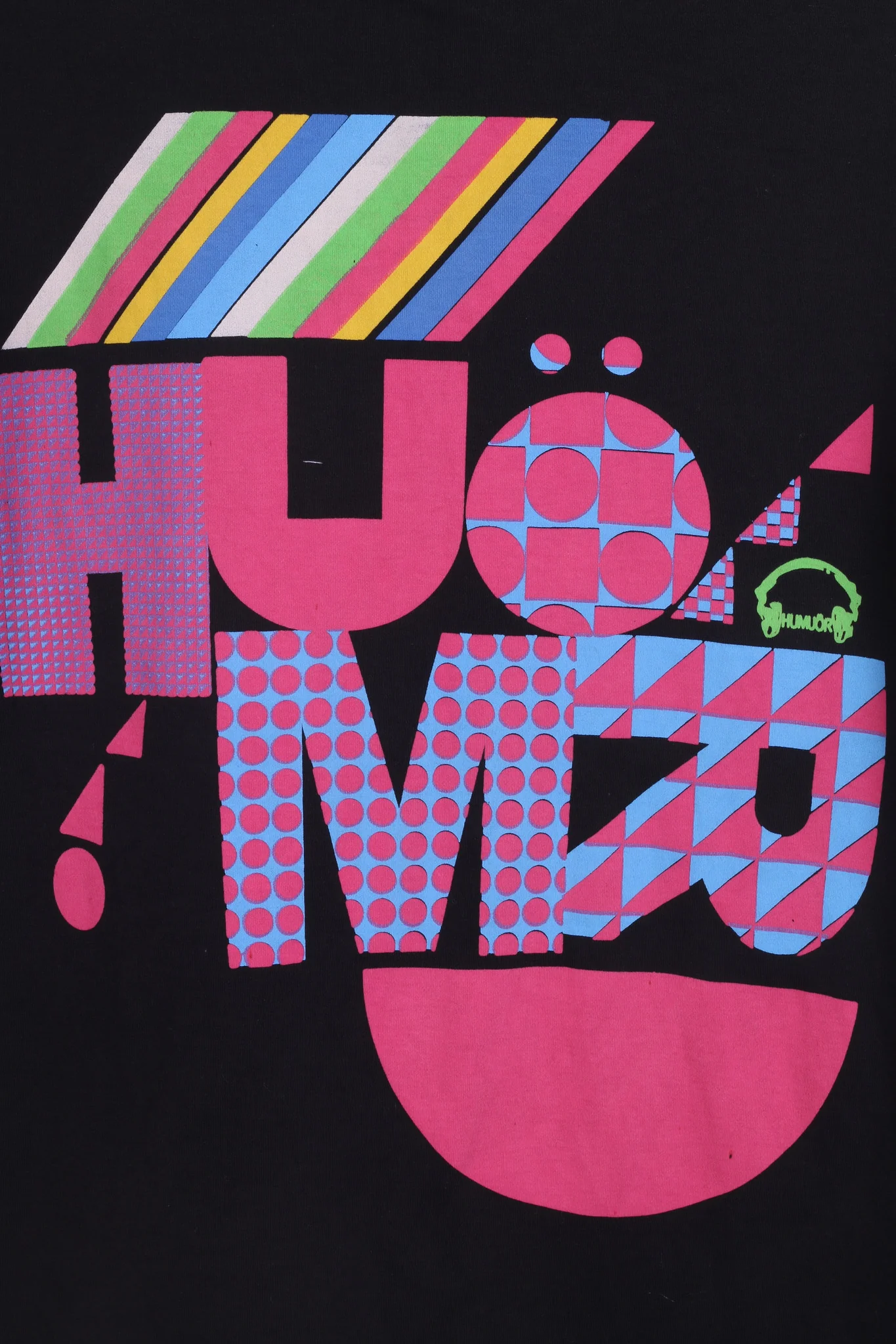 Humor Womens 2XL (L) T-Shirt Black Crew Neck Cotton Top Jersey - Image 2
