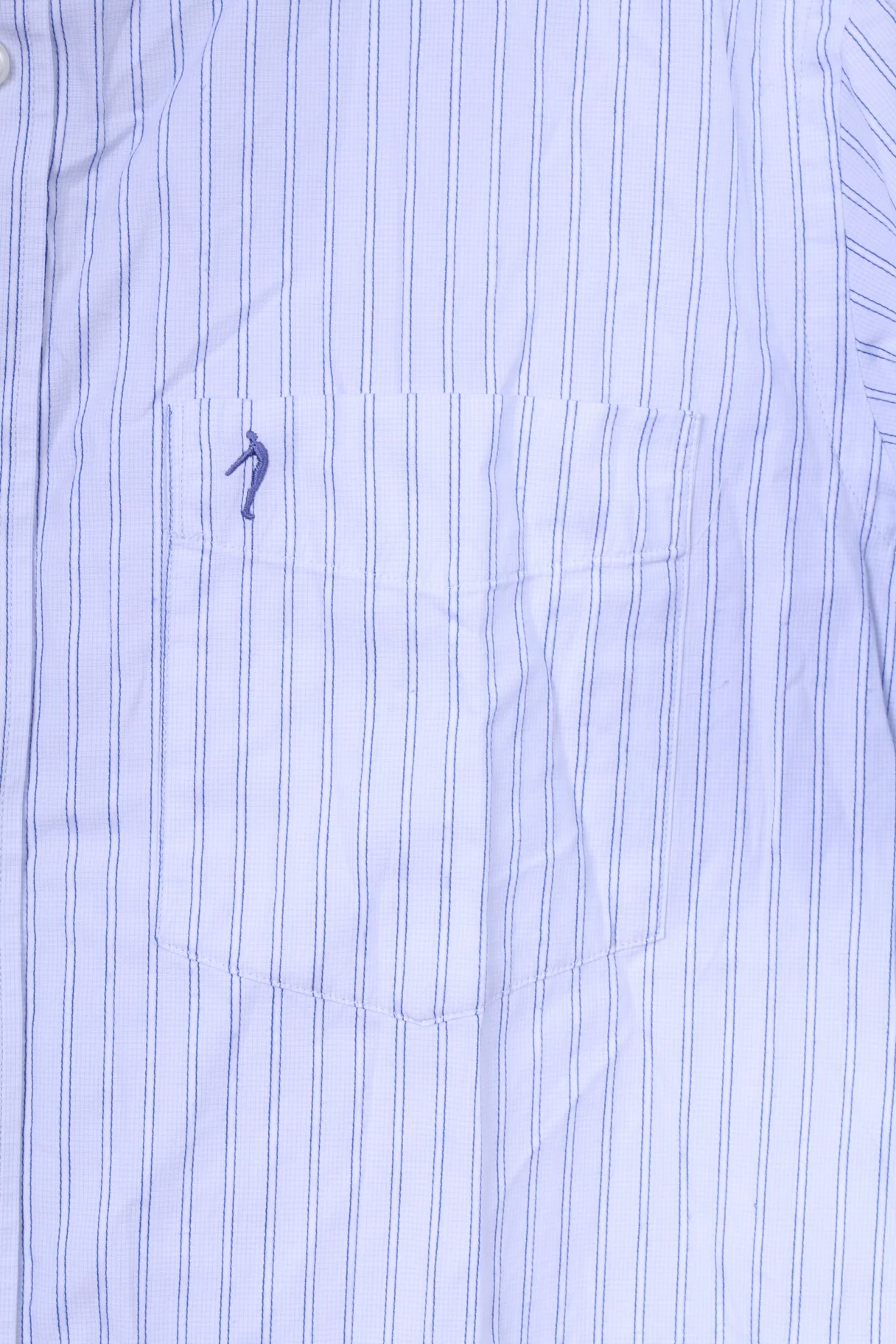 Indian Terrain Mens M (S) Casual Shirt Short Sleeve Striped Premium 60's Custom Fit - Image 3