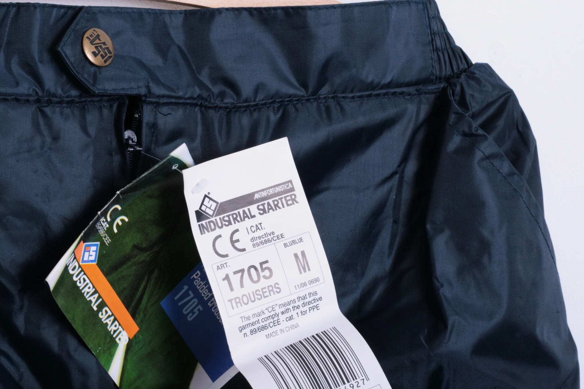 New Industrial Starter Womens M Trousers Work Padded Navy Blue Winter Soluzioni Aziendali - Image 3